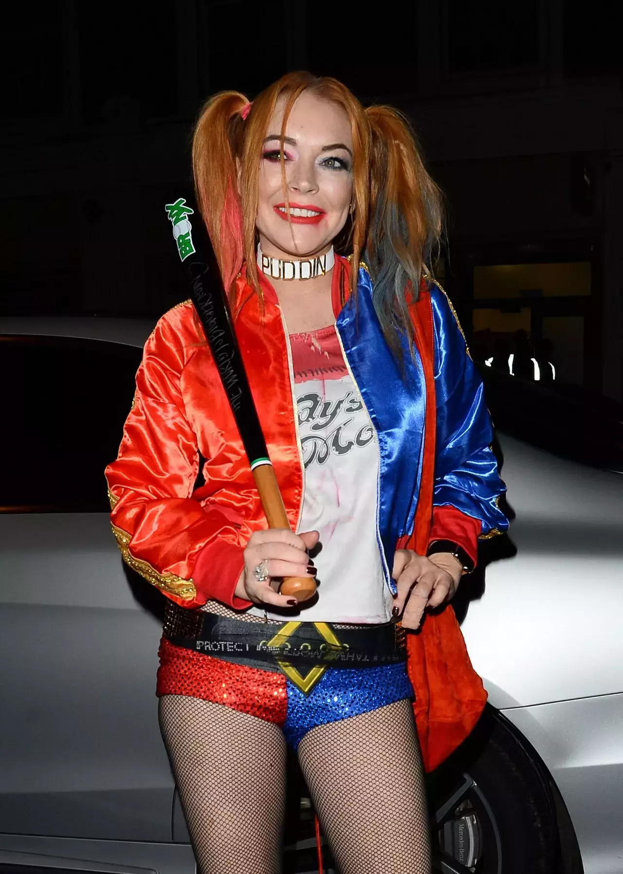 Lindsay Lohan Halloween Party In Chelsea