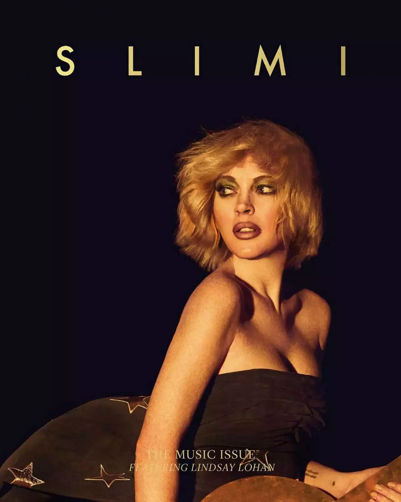 Lindsay Lohan Slimi Magazine April