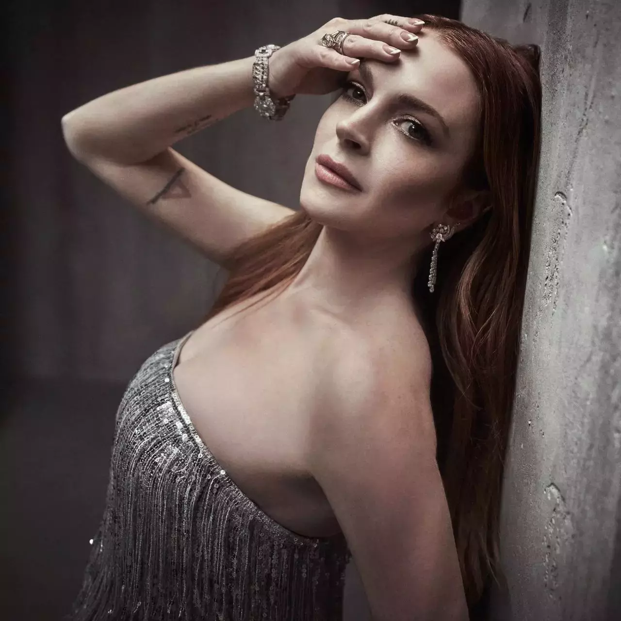 Lindsay Lohan Vanity Fair Oscar Party Photoshoot March