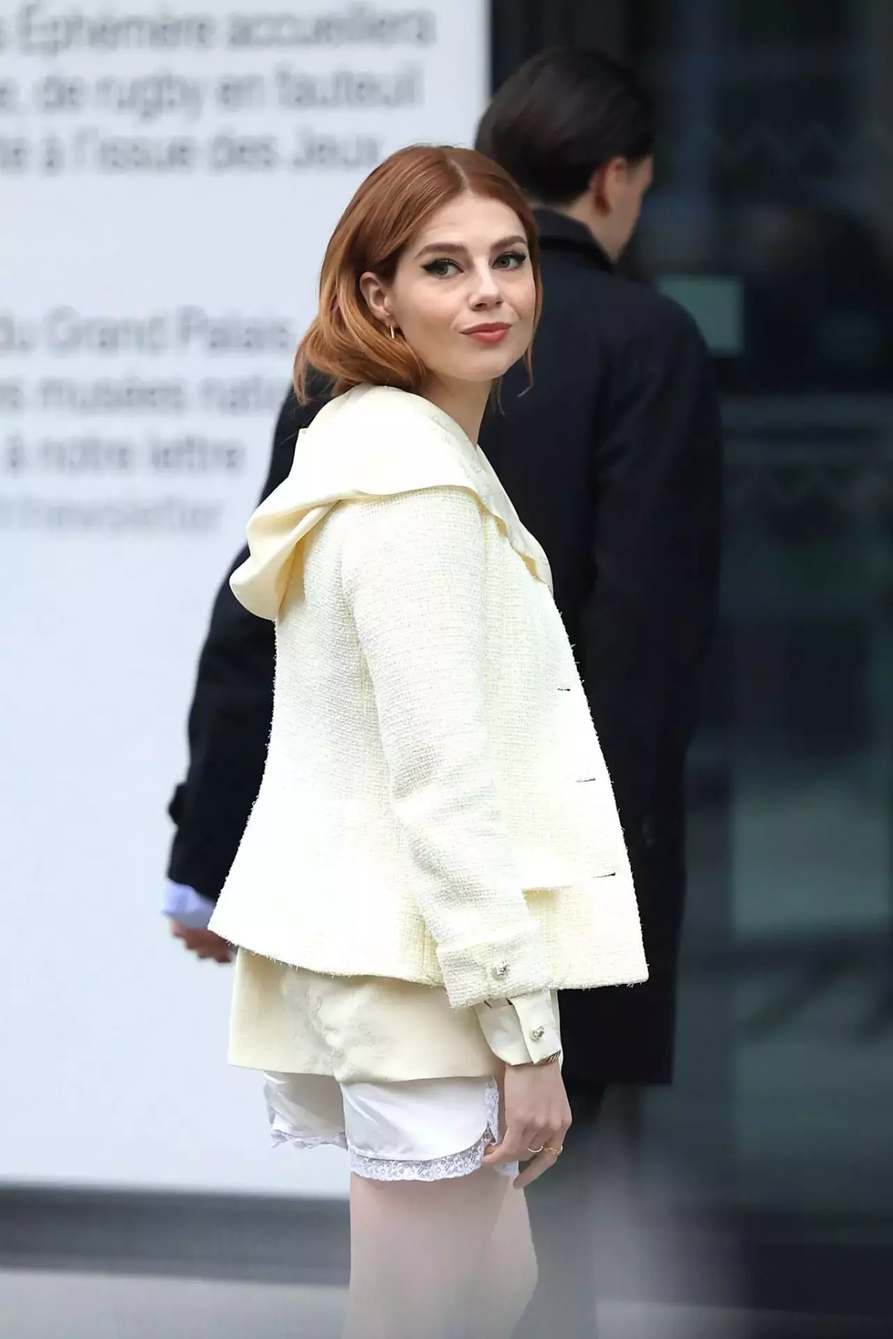 Lucy Boynton Chanel Haute Couture Show At Paris Fashion Week