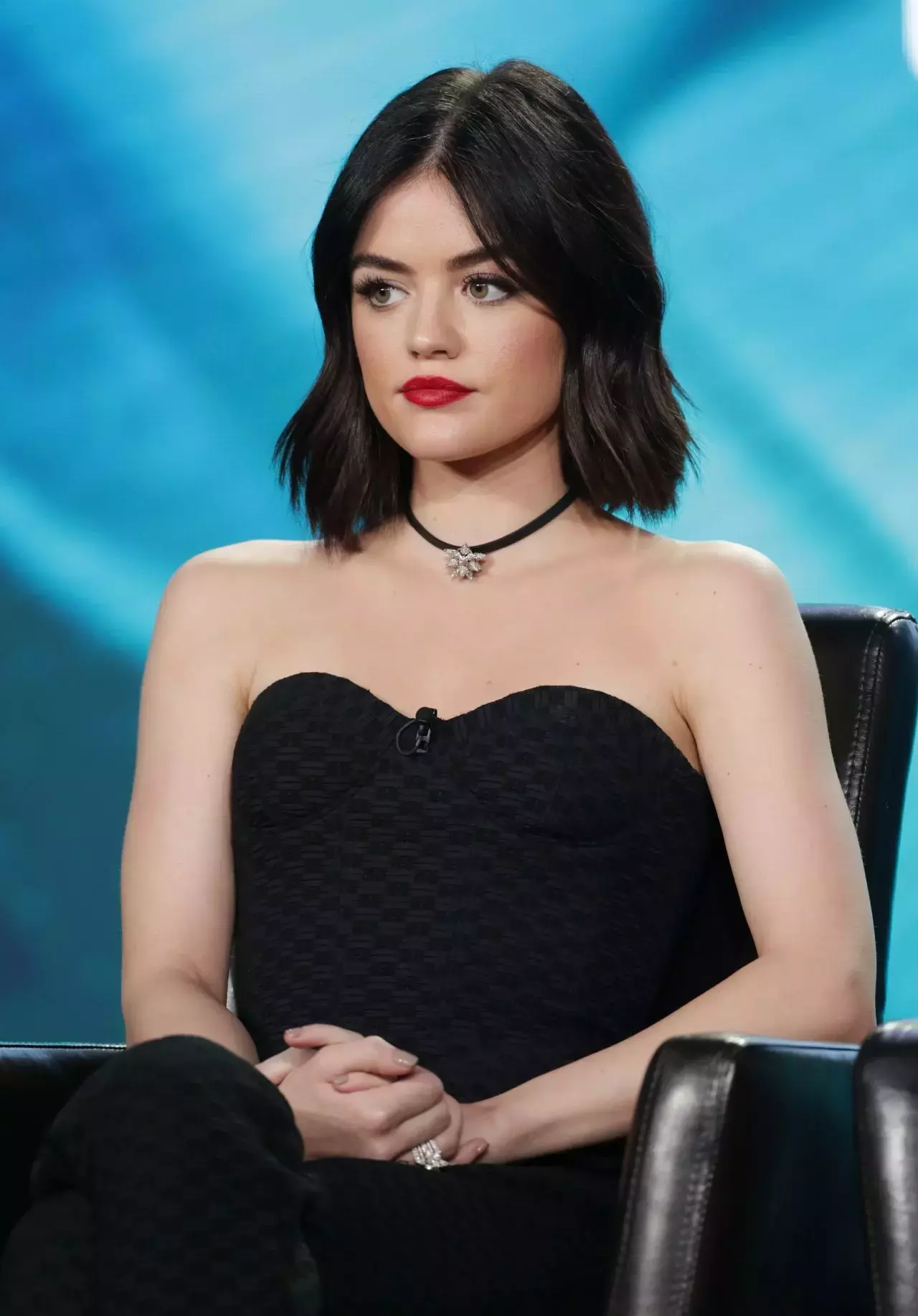 Lucy Hale Abc S Pretty Little Liars Panel Tca Winter Press Tour In Pasadena