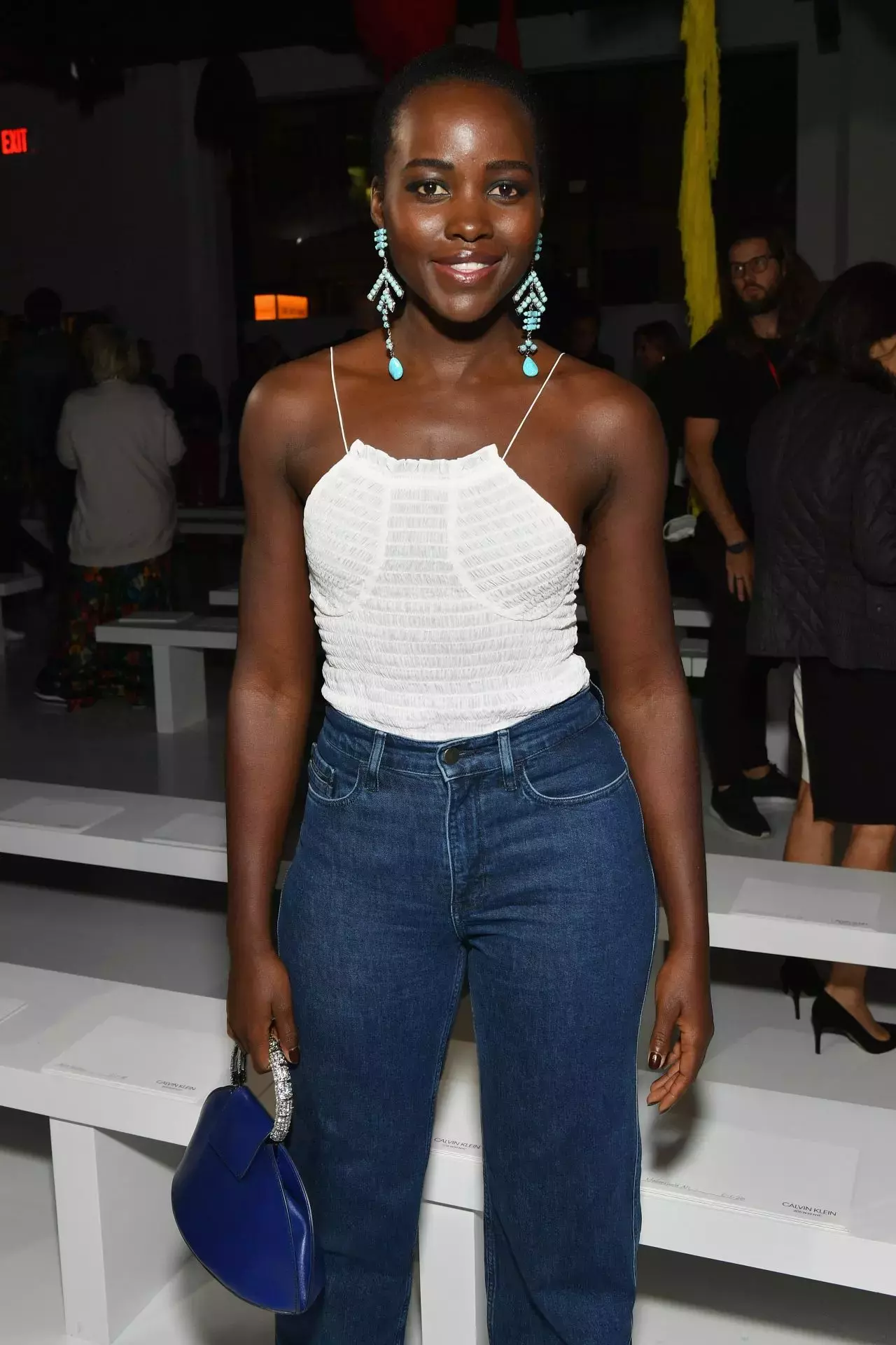 Lupita Nyong O At Calvin Klein Collection Fashion Show Nyfw