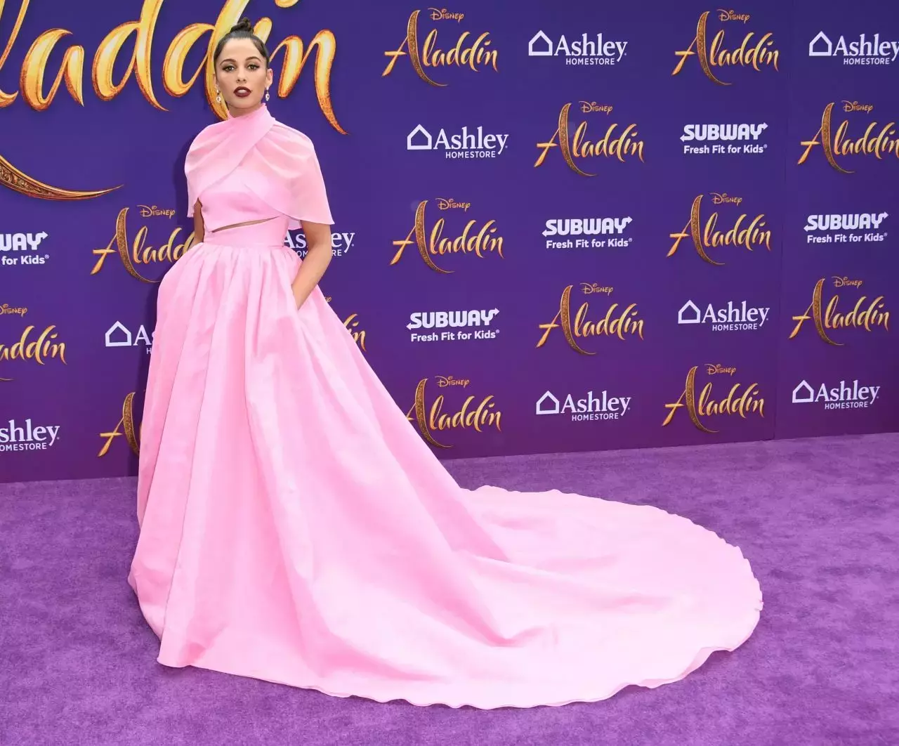 Naomi Scott Aladdin Premiere In Hollywood