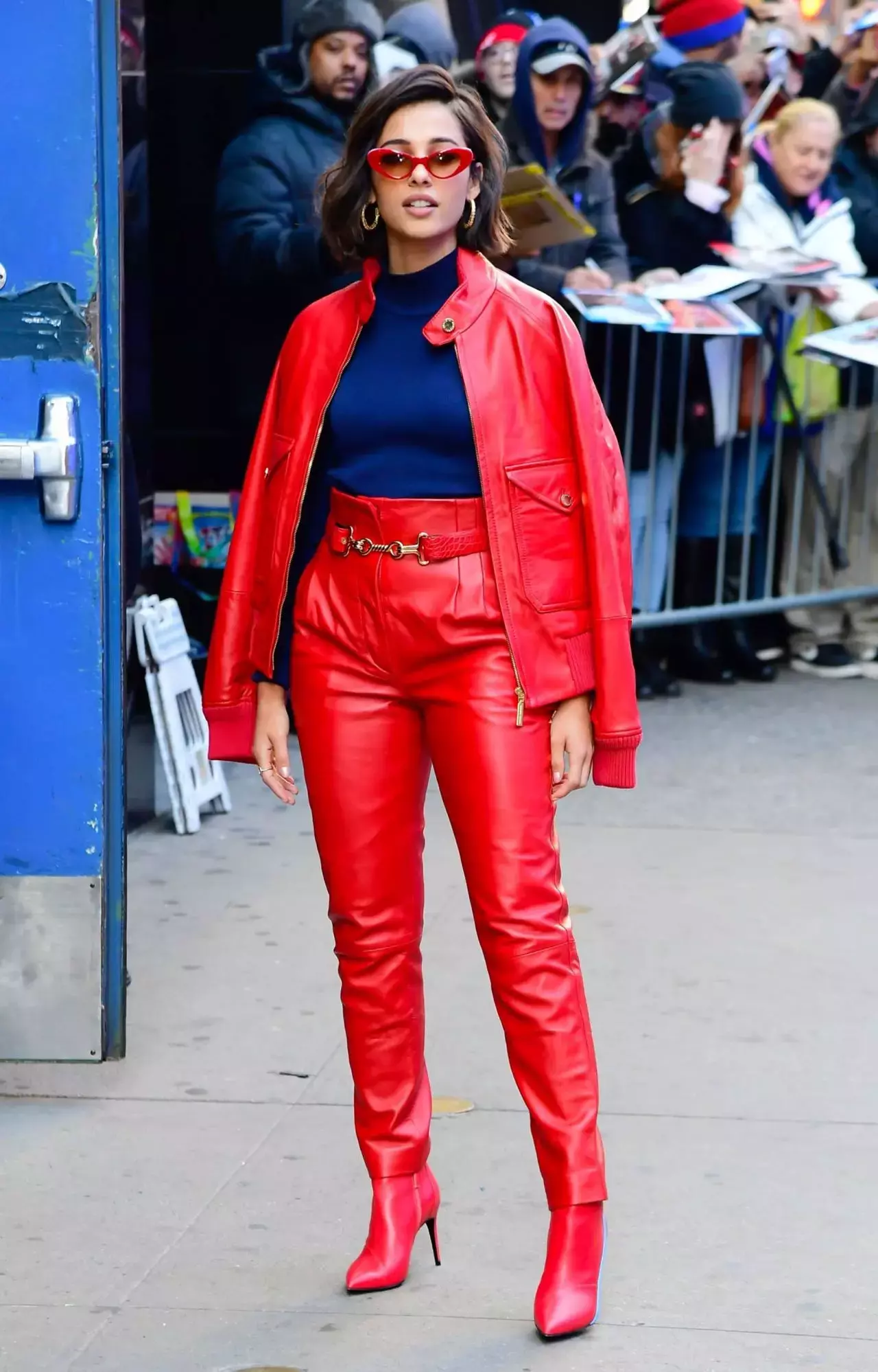 Naomi Scott Outside Gma Studios In Nyc