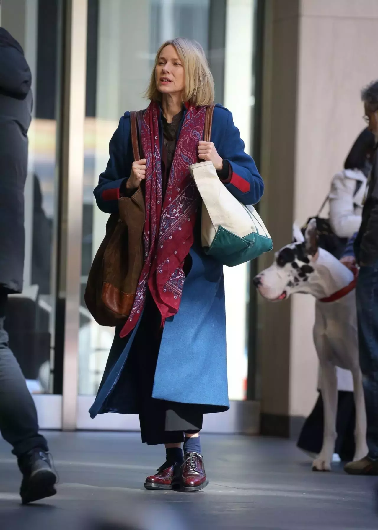 Naomi Watts Filming The Friend In New York