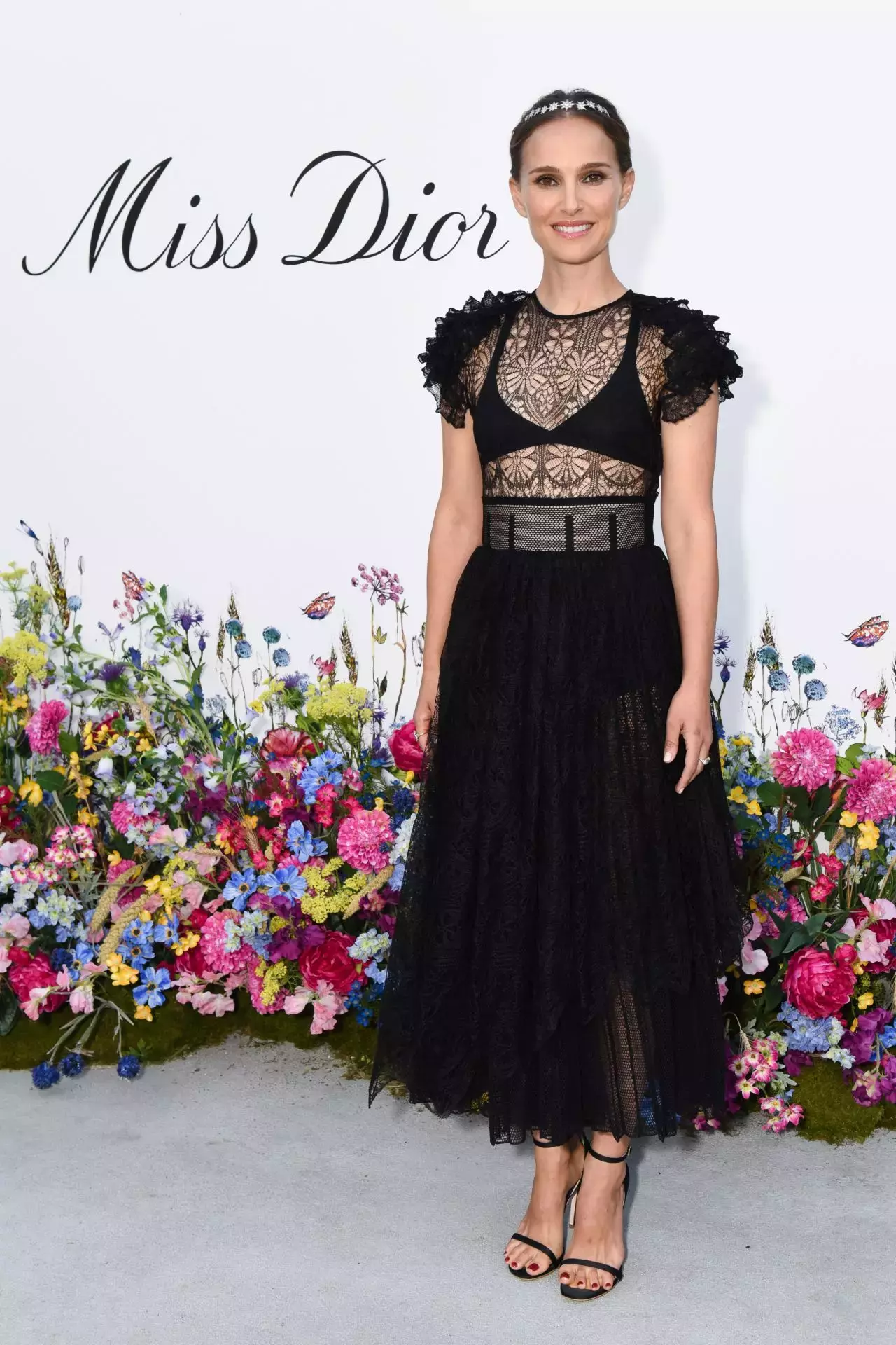 Natalie Portman Miss Dior Millefiori Garden Pop Up Opening In La