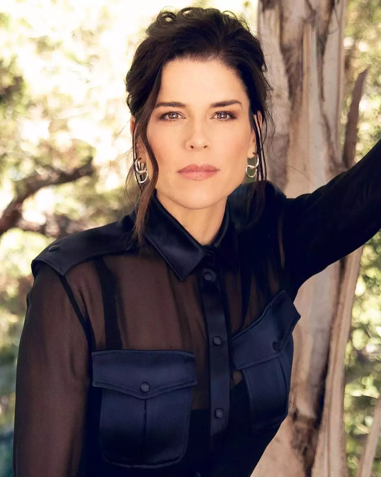 Neve Campbell Press Promo Photoshoot For Scream January