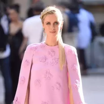 Nicky Hilton Leaves The Valentino Fashion Show In Paris