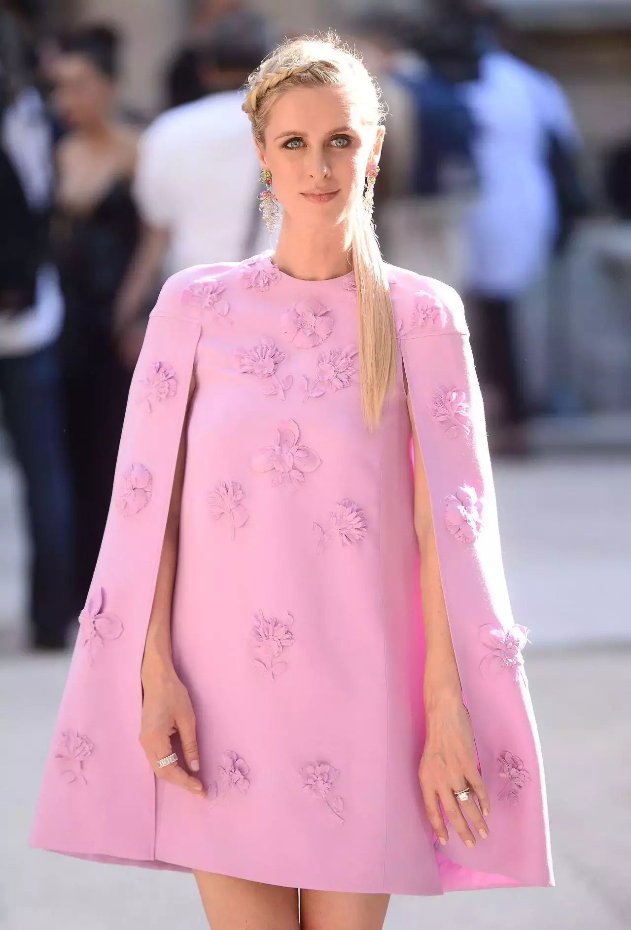 Nicky Hilton Leaves The Valentino Fashion Show In Paris