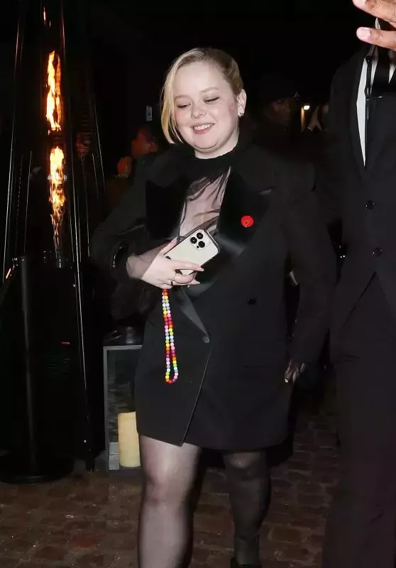 Nicola Coughlan Leaving The Netflix Bafta Awards After Party In London_thumbnail