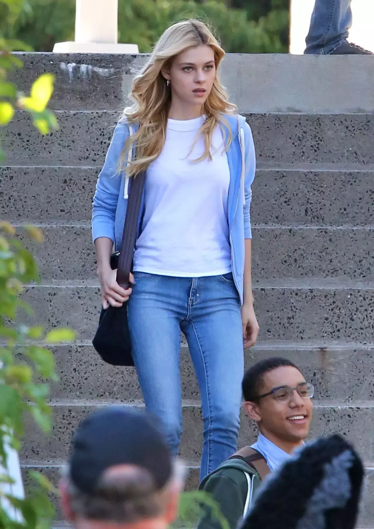 Nicola Peltz Filming Our House In Toronto July