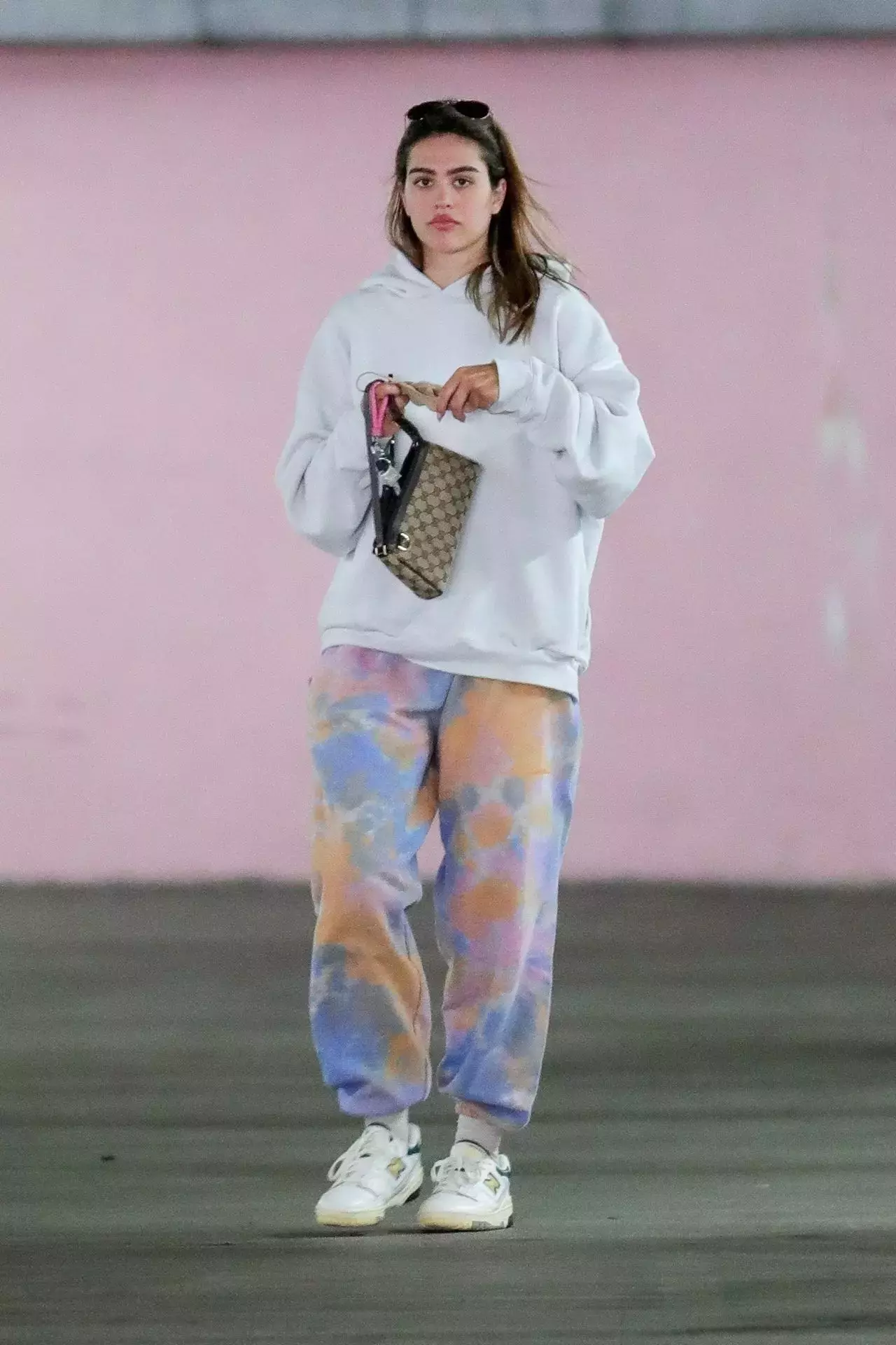 Amelia Hamlin In Trendy Tie Dye West Hollywood