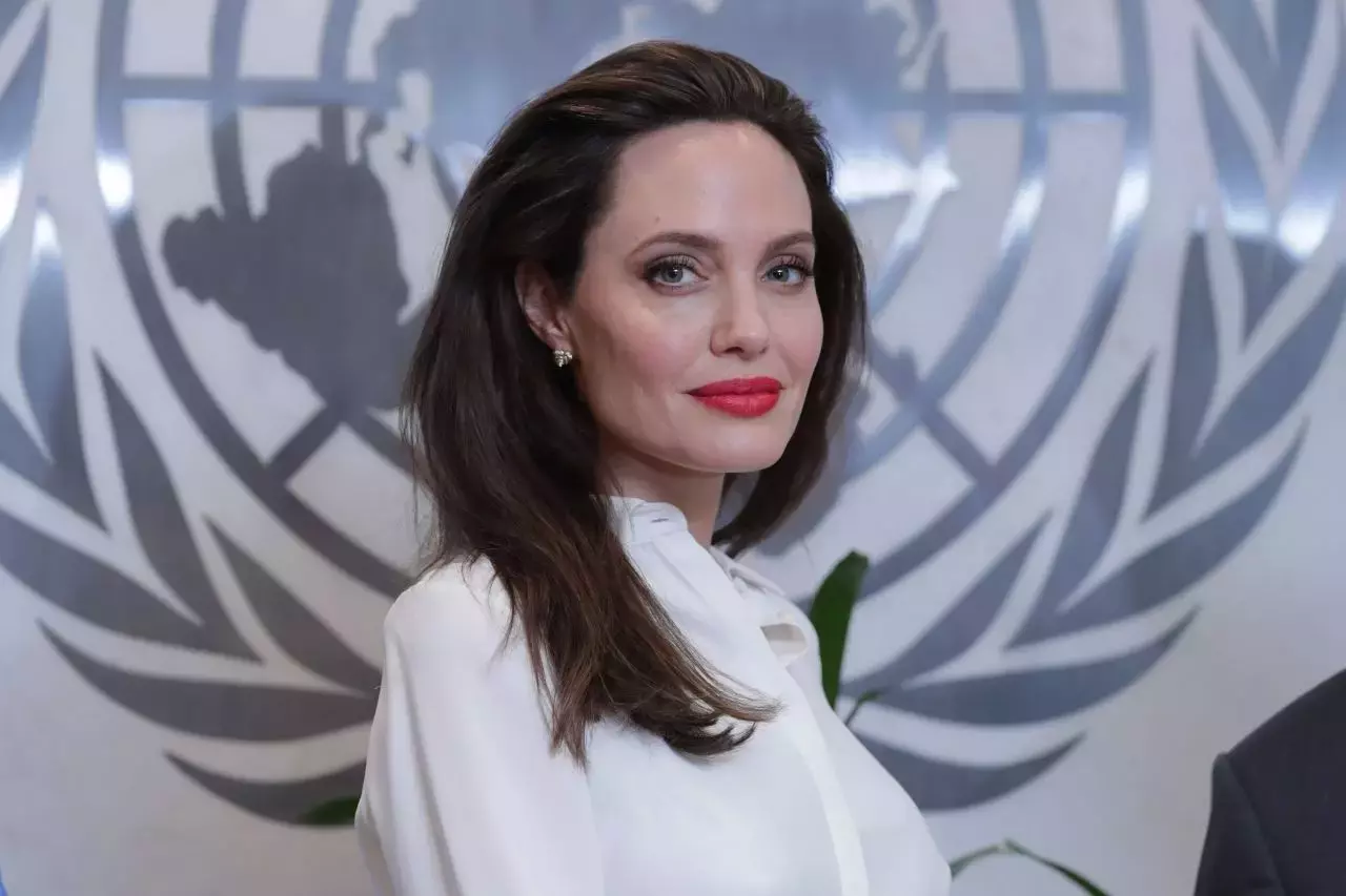 Angelina Jolie At United Nations In New York