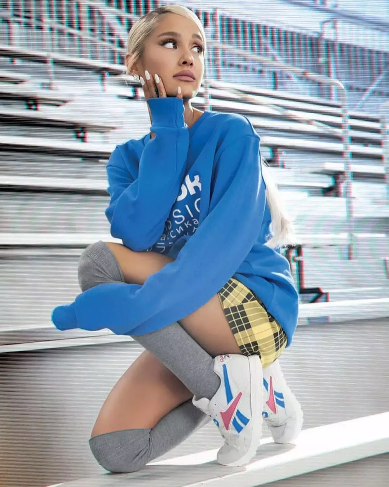 Ariana Grande Reebok Be More Human Campaign Photoshoot