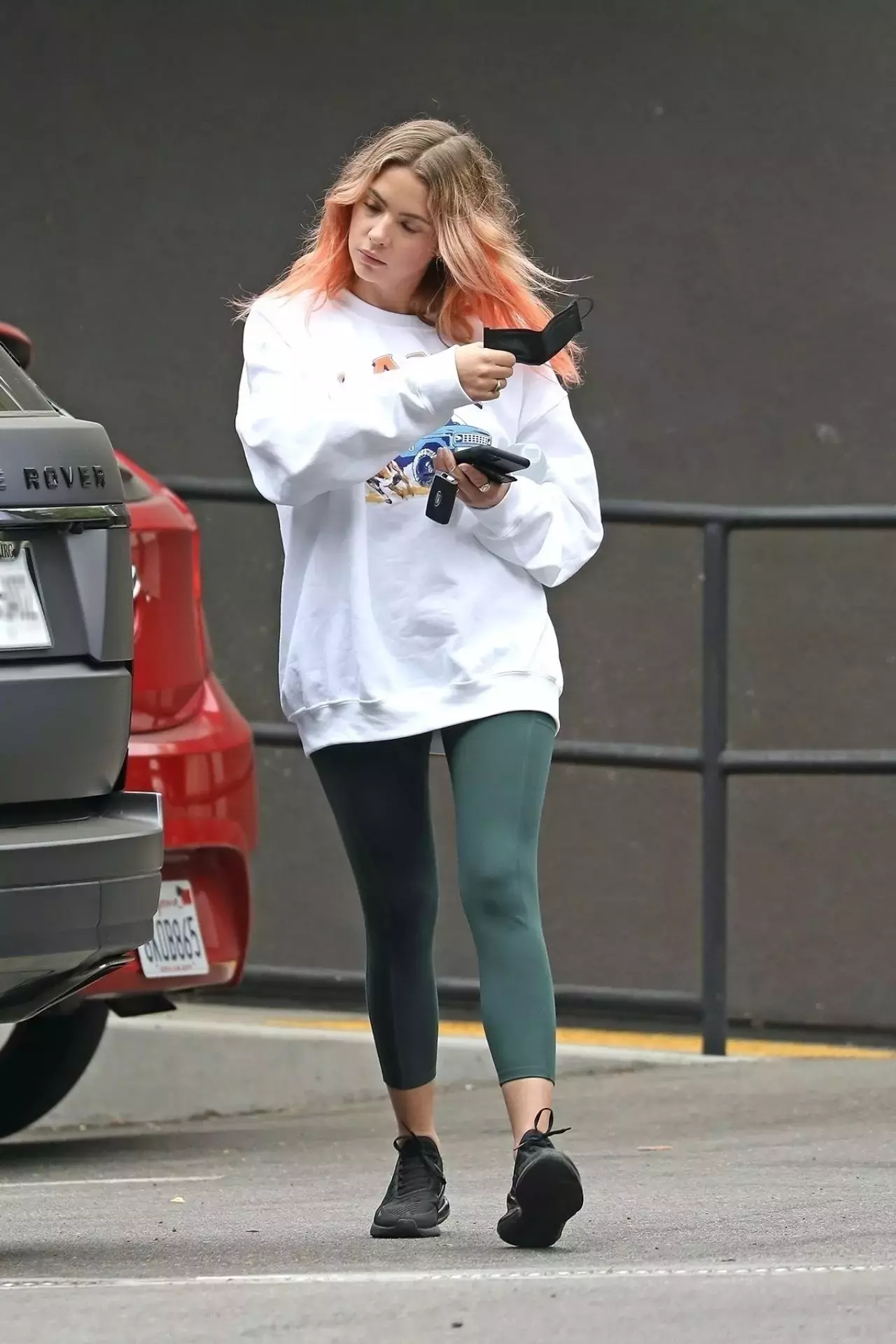 Ashley Benson In Casual Outfit In La