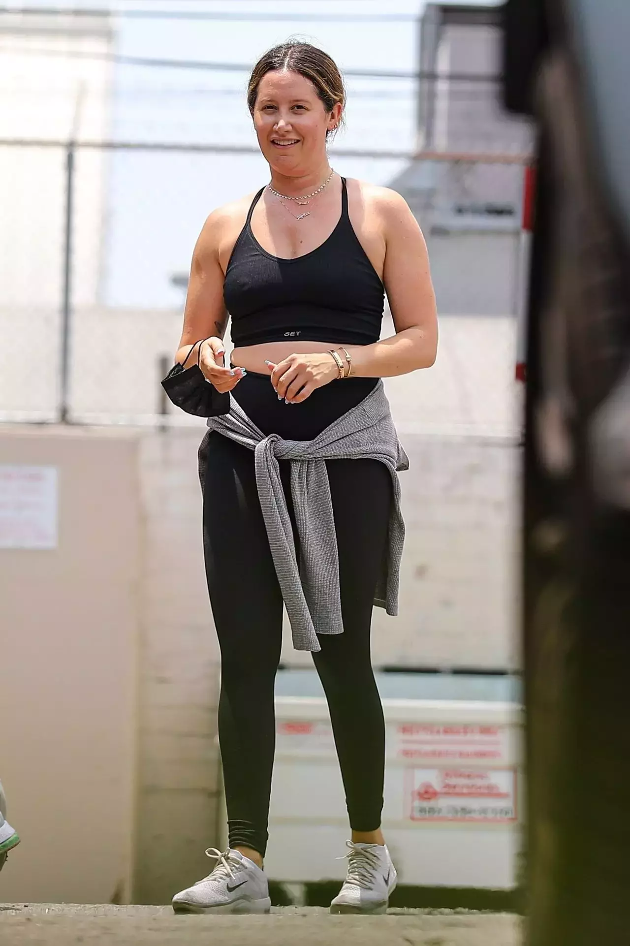 Ashley Tisdale Workout At Rise Nation Gym In West Hollywood