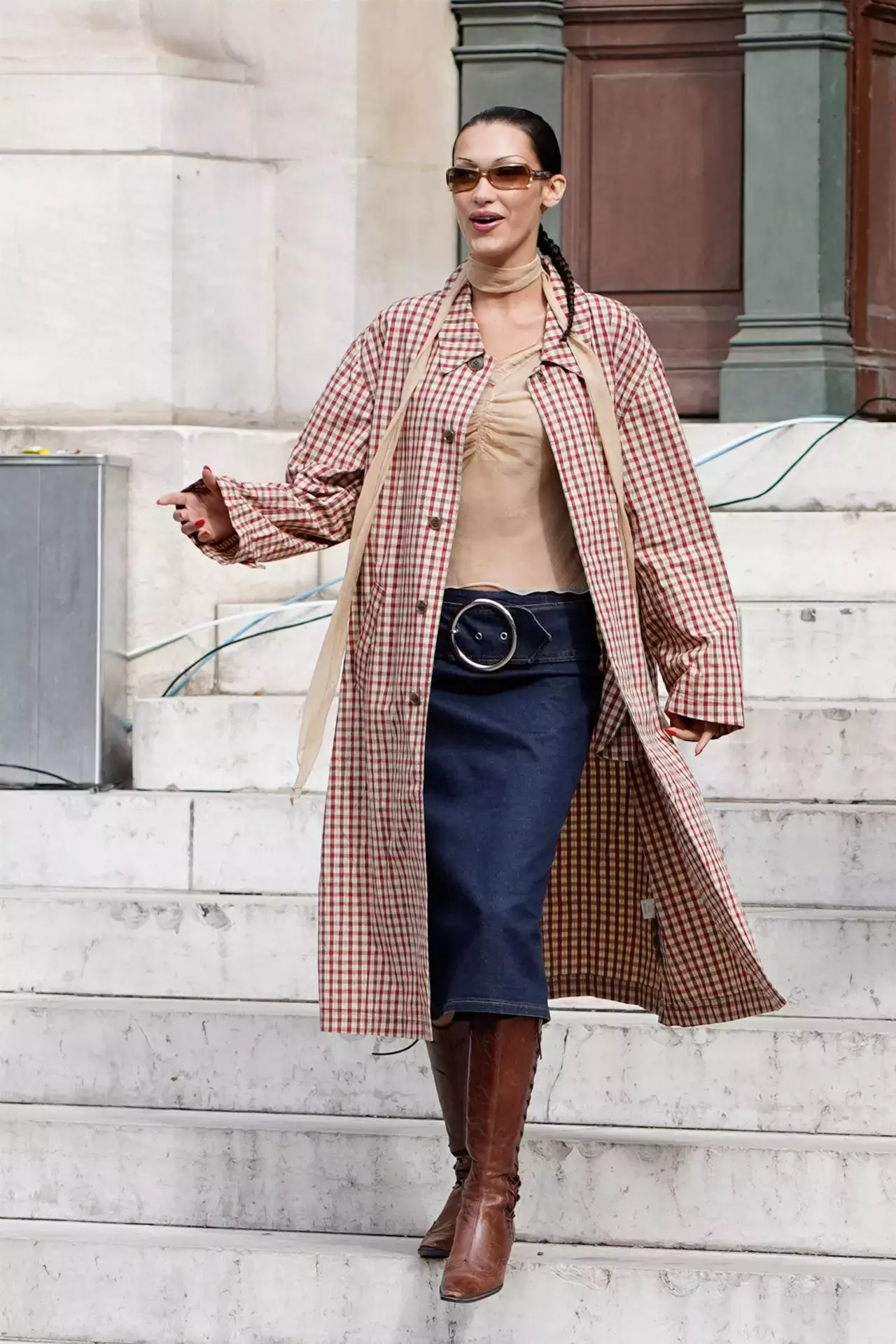 Bella Hadid Thom Browne Show At Paris Fashion Week