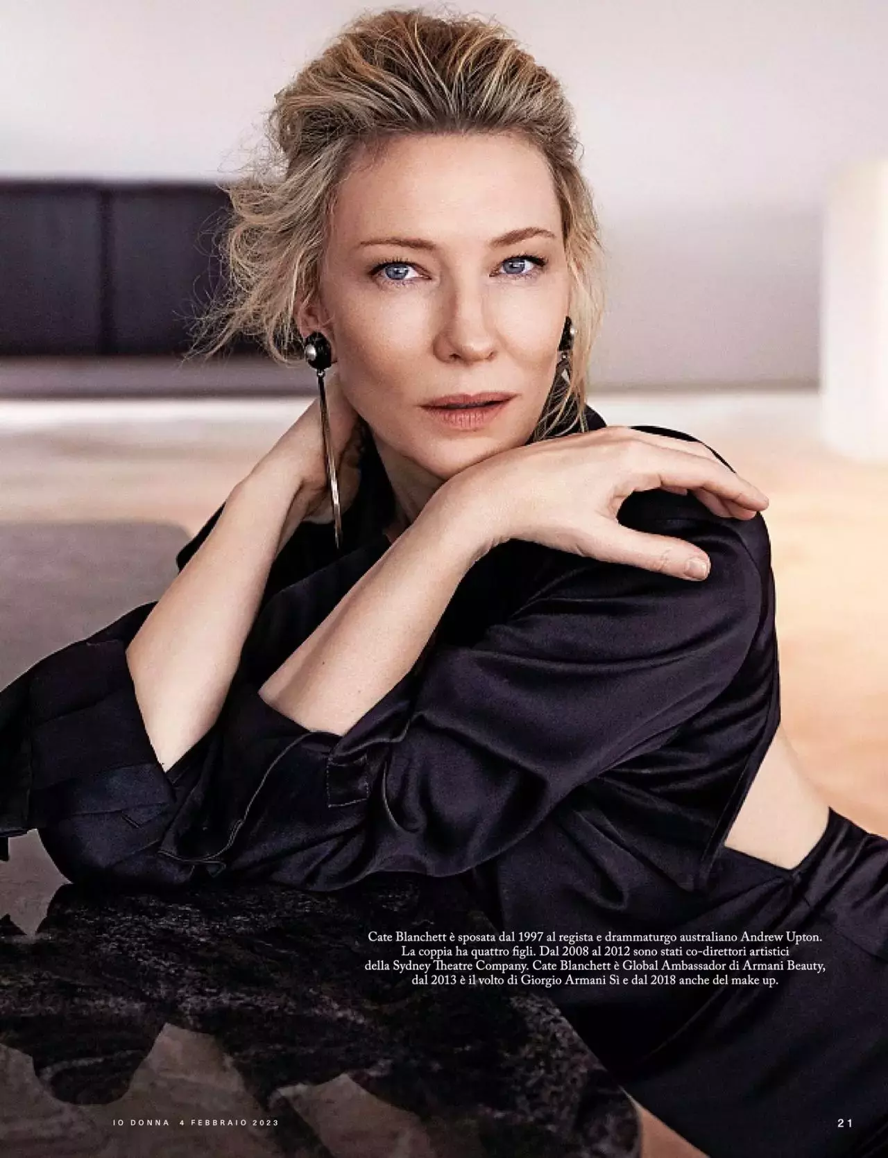 Cate Blanchett Io Donna Del Corriere Della Sera Issue