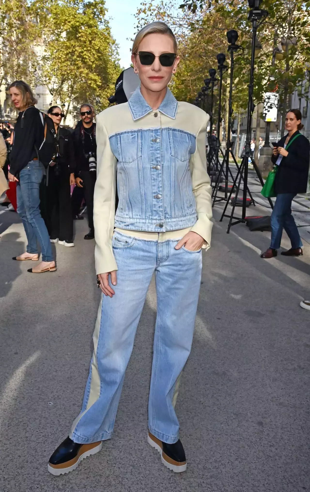 Cate Blanchett Stella Mccartney Fashion Show In Paris