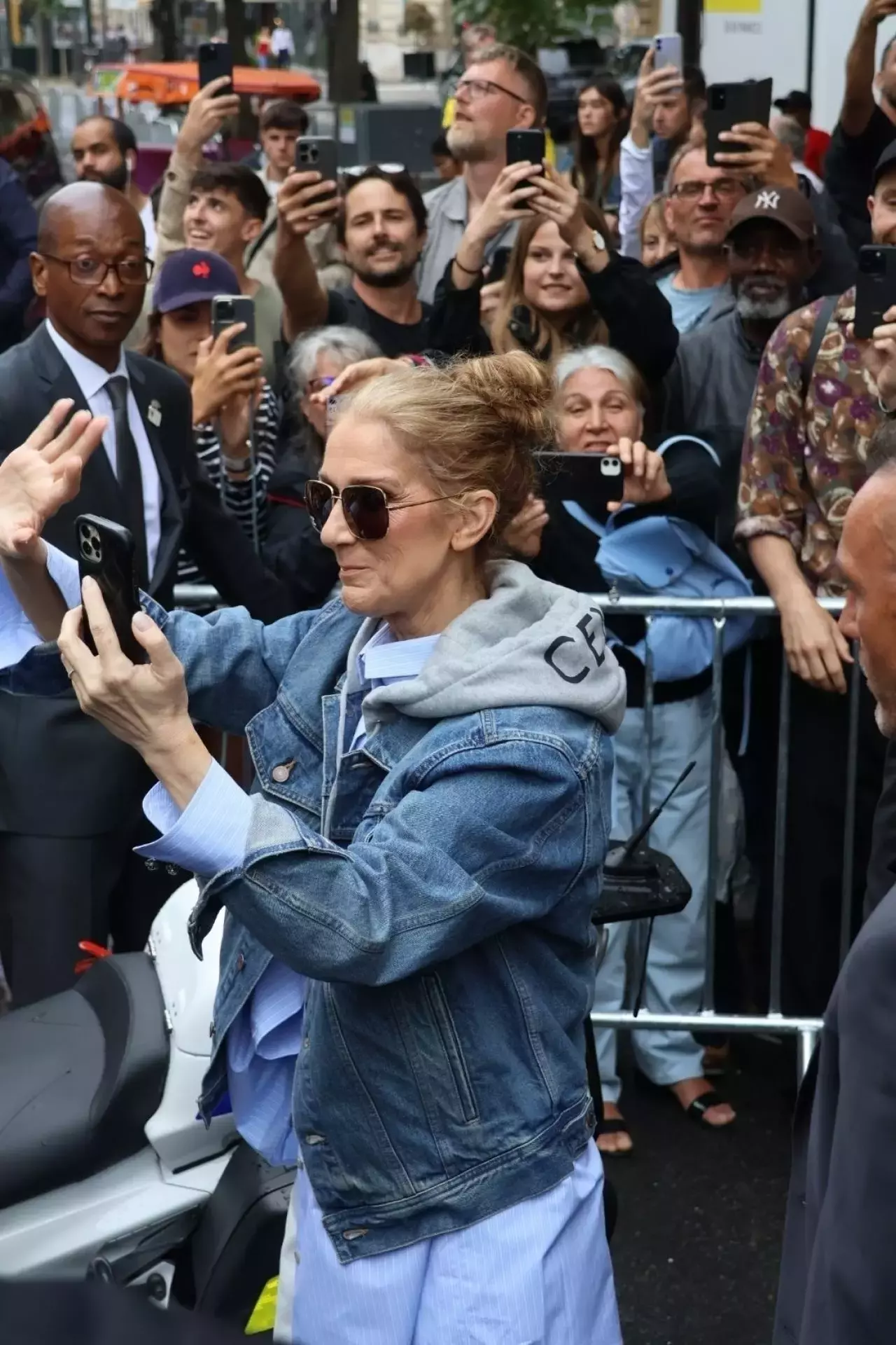 Celine Dion Prepares To Perform For The Olympic Games In Paris