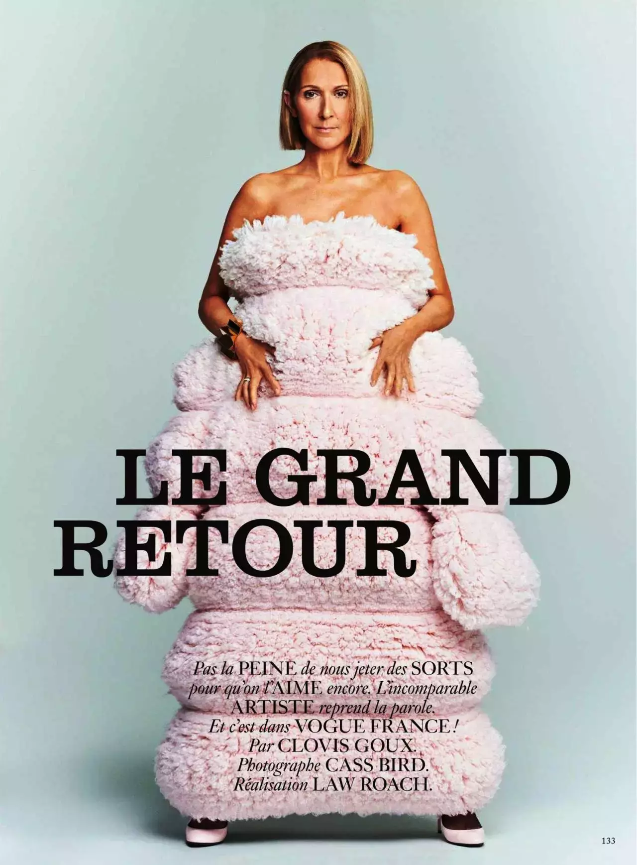 Celine Dion Vogue France May Issue