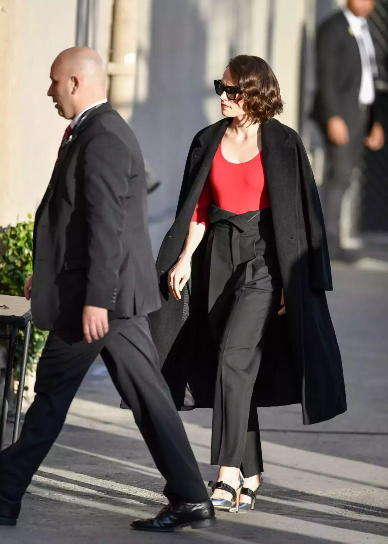 Daisy Ridley Arriving On Jimmy Kimmel Live In La