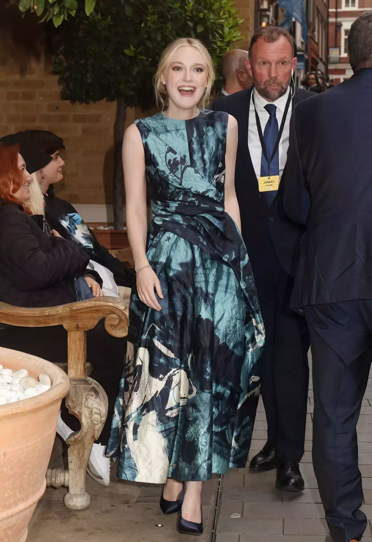 Dakota Fanning Arriving At The Watchers Special Preview Screening In London