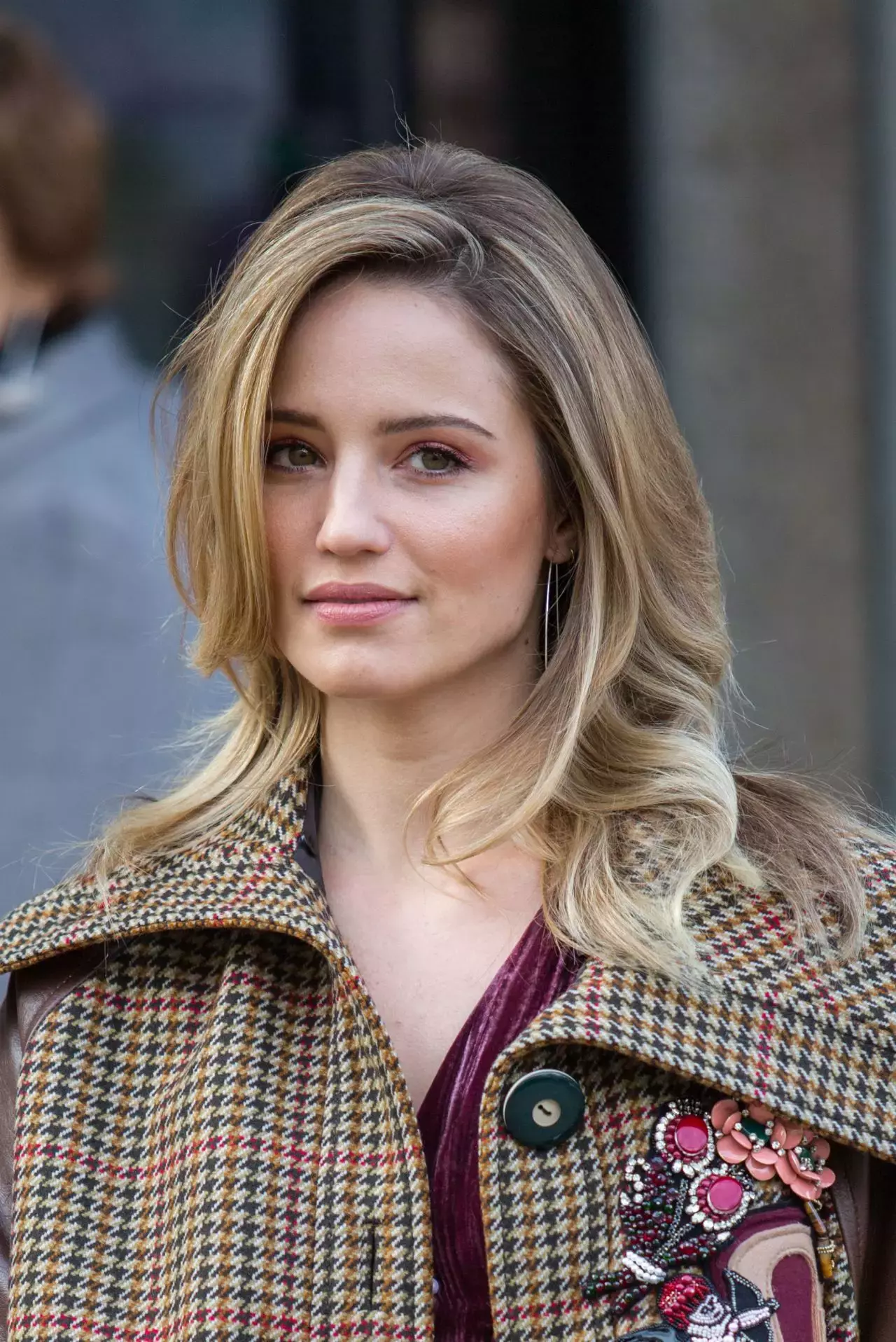 Dianna Agron At Paris Fashion Week Miu Miu Show