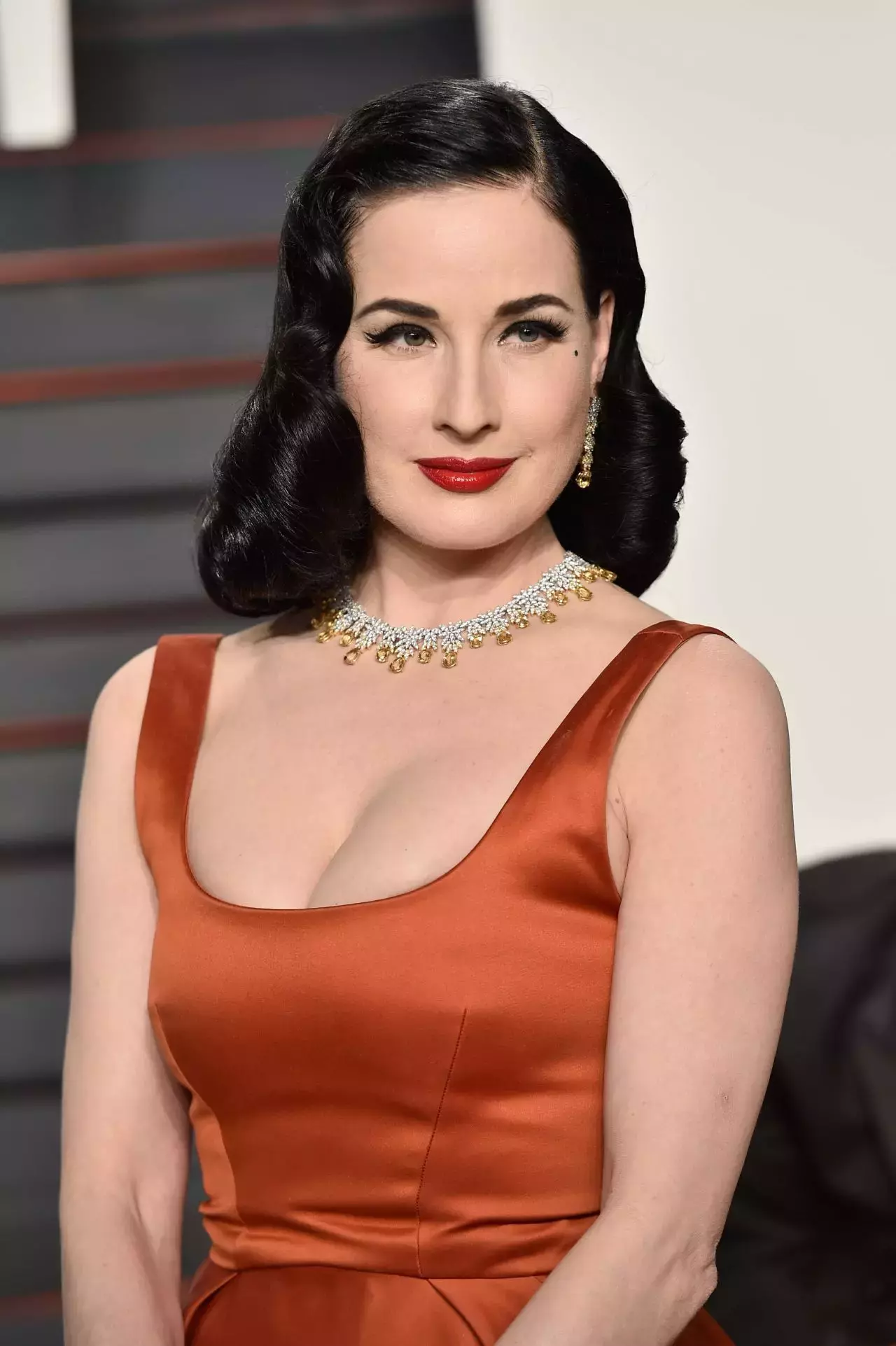 Dita Von Teese Elton John Academy Awards Viewing Party