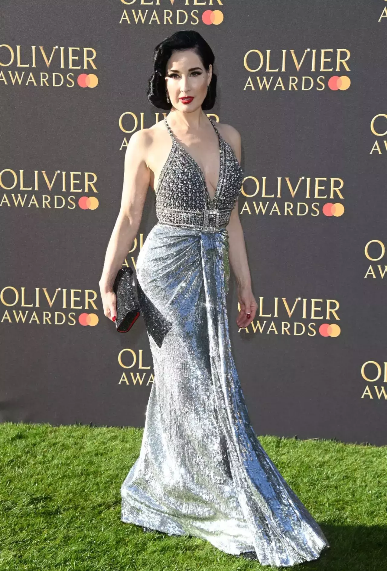 Dita Von Teese Olivier Awards In London