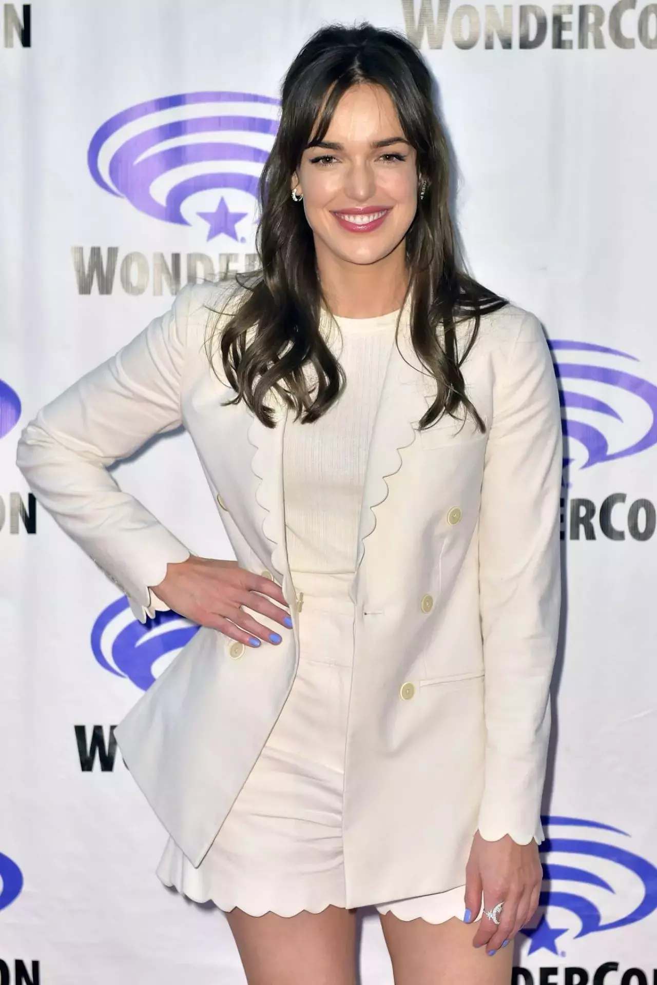 Elizabeth Henstridge Agents Of S H I E L D Press Line At Wondercon