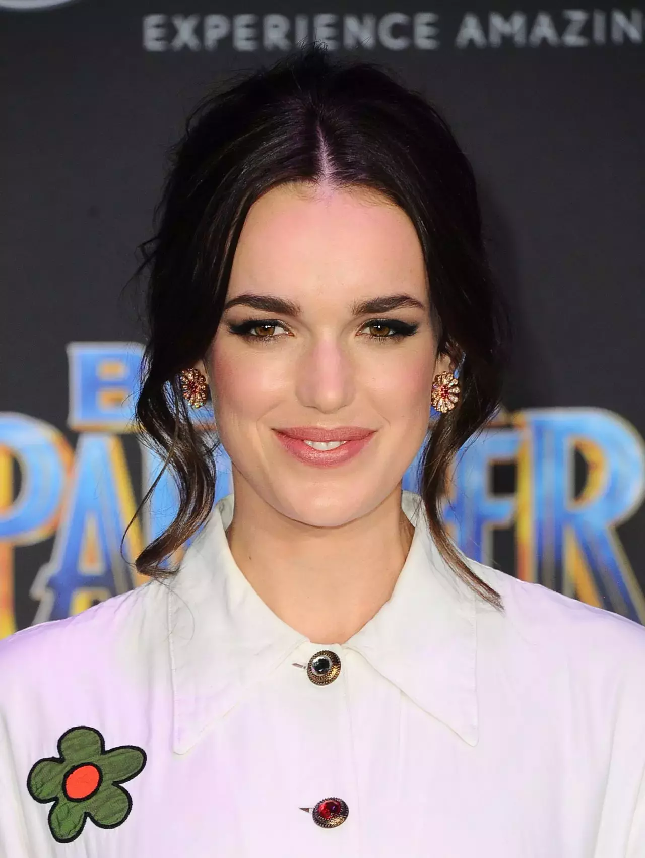 Elizabeth Henstridge Black Panther Premiere In Hollywood