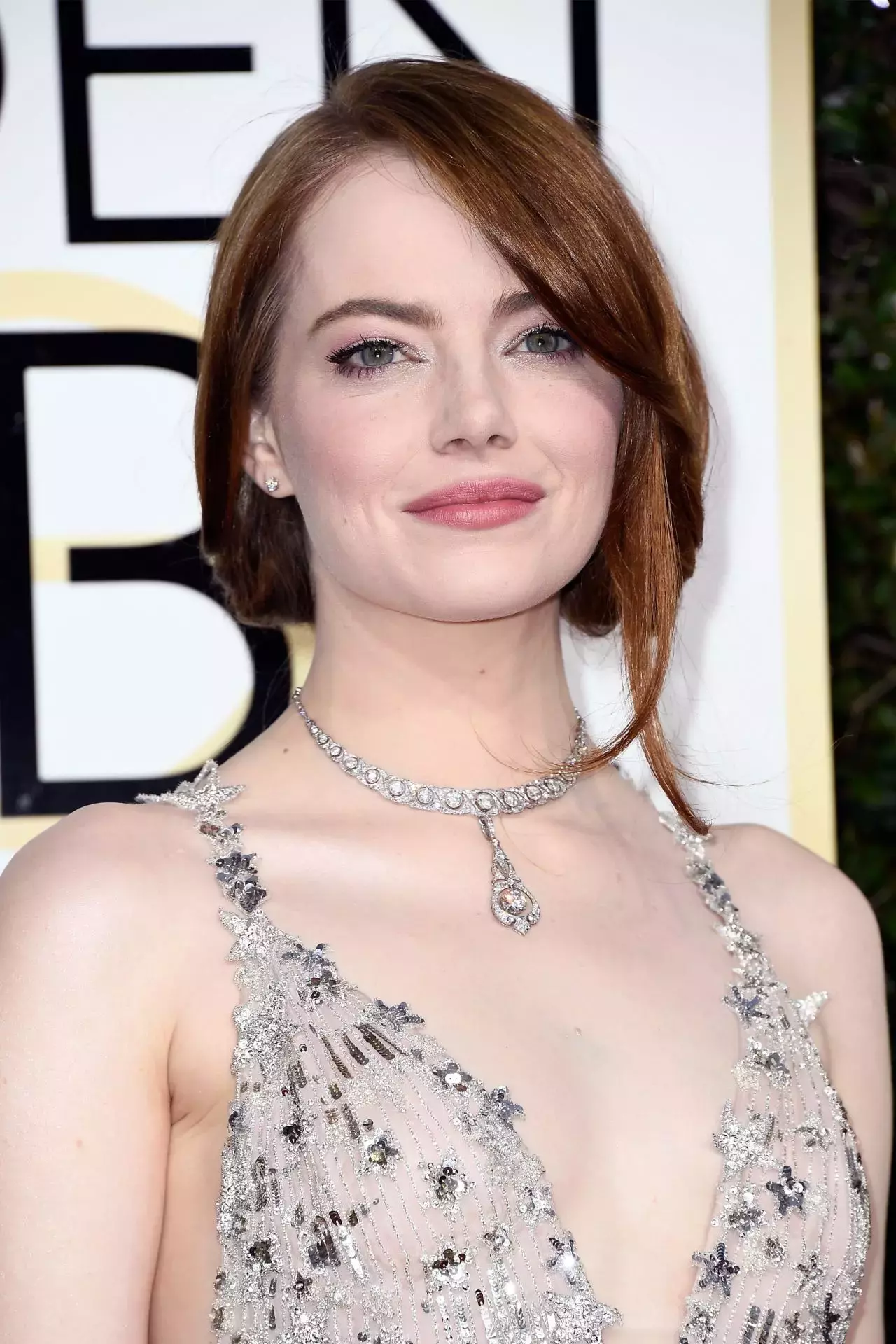 Emma Stone Golden Globe Awards In Beverly Hills