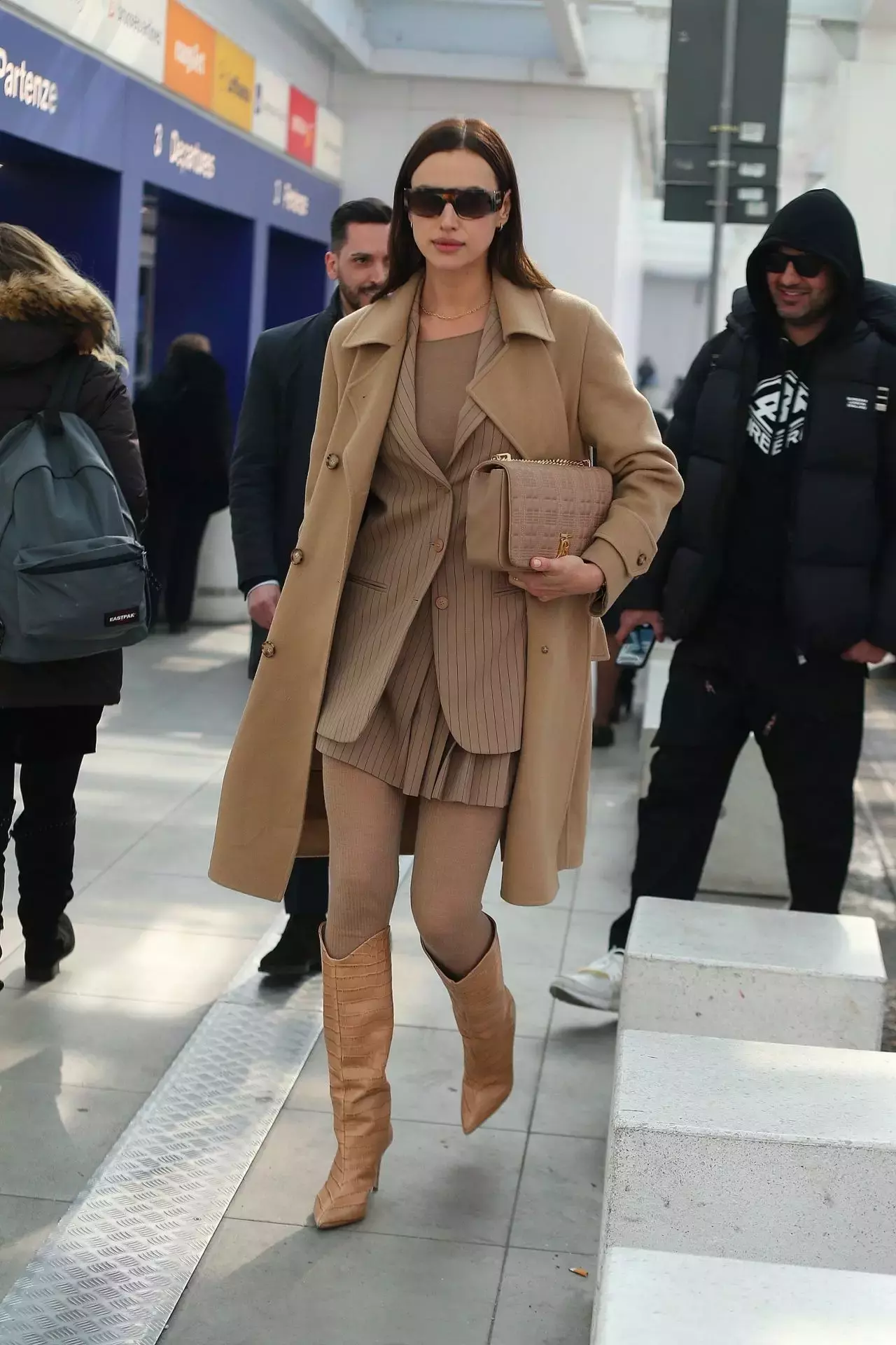 Irina Shayk Airport In Milan