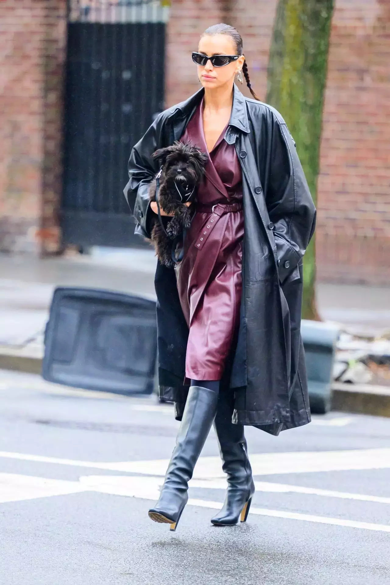 Irina Shayk Fashionable Stroll Through Manhattan