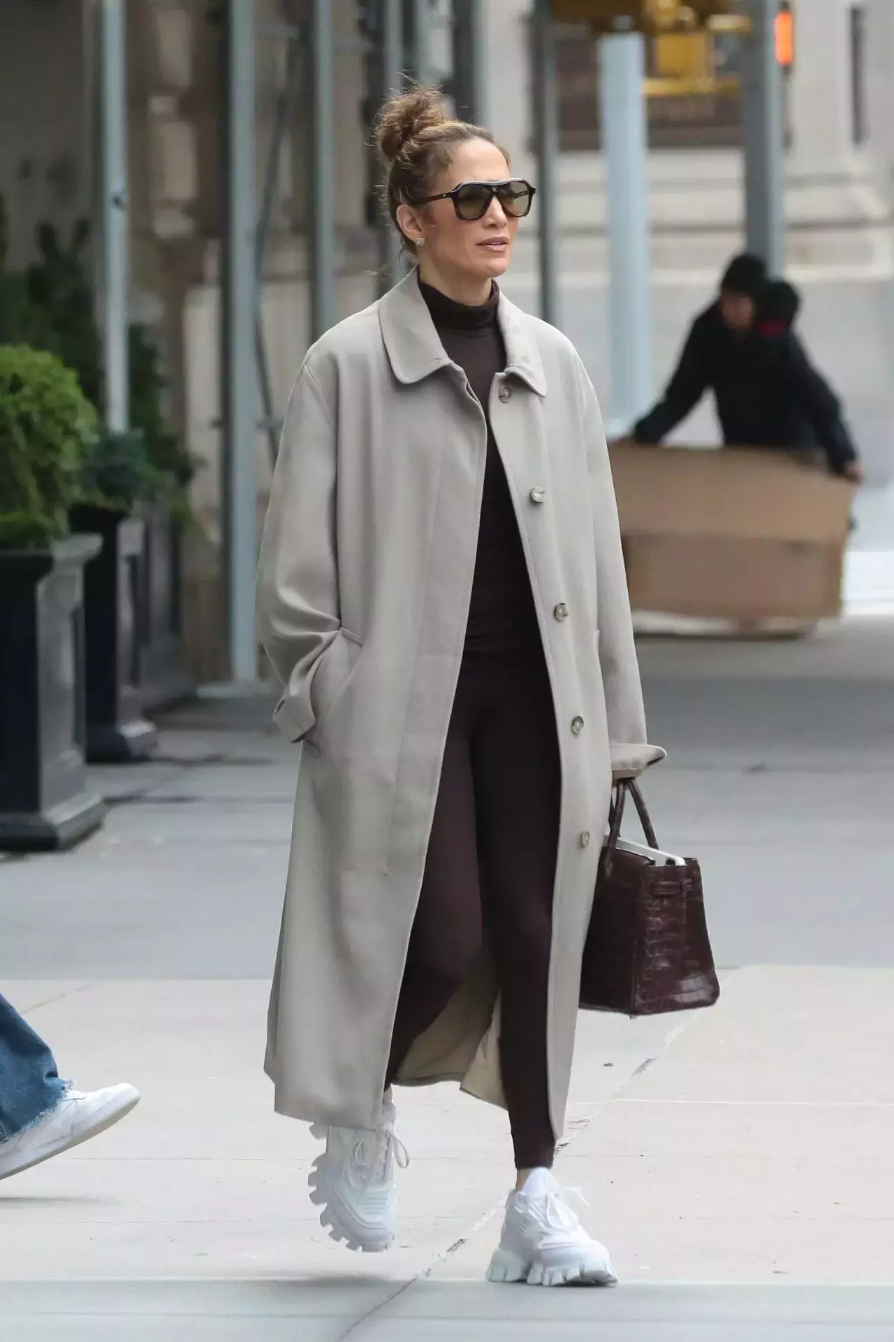 Jennifer Lopez Street Style New York