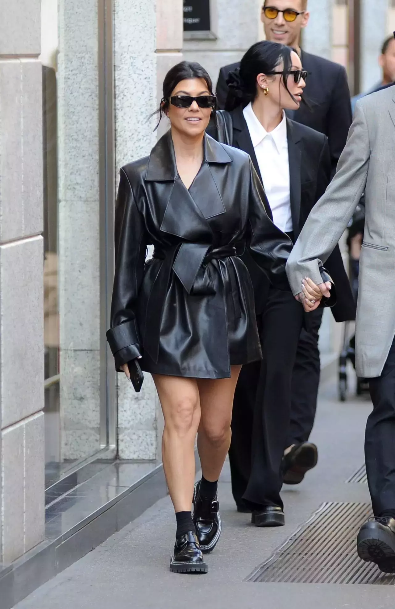 Kourtney Kardashian With Travis Barker Out In Milan