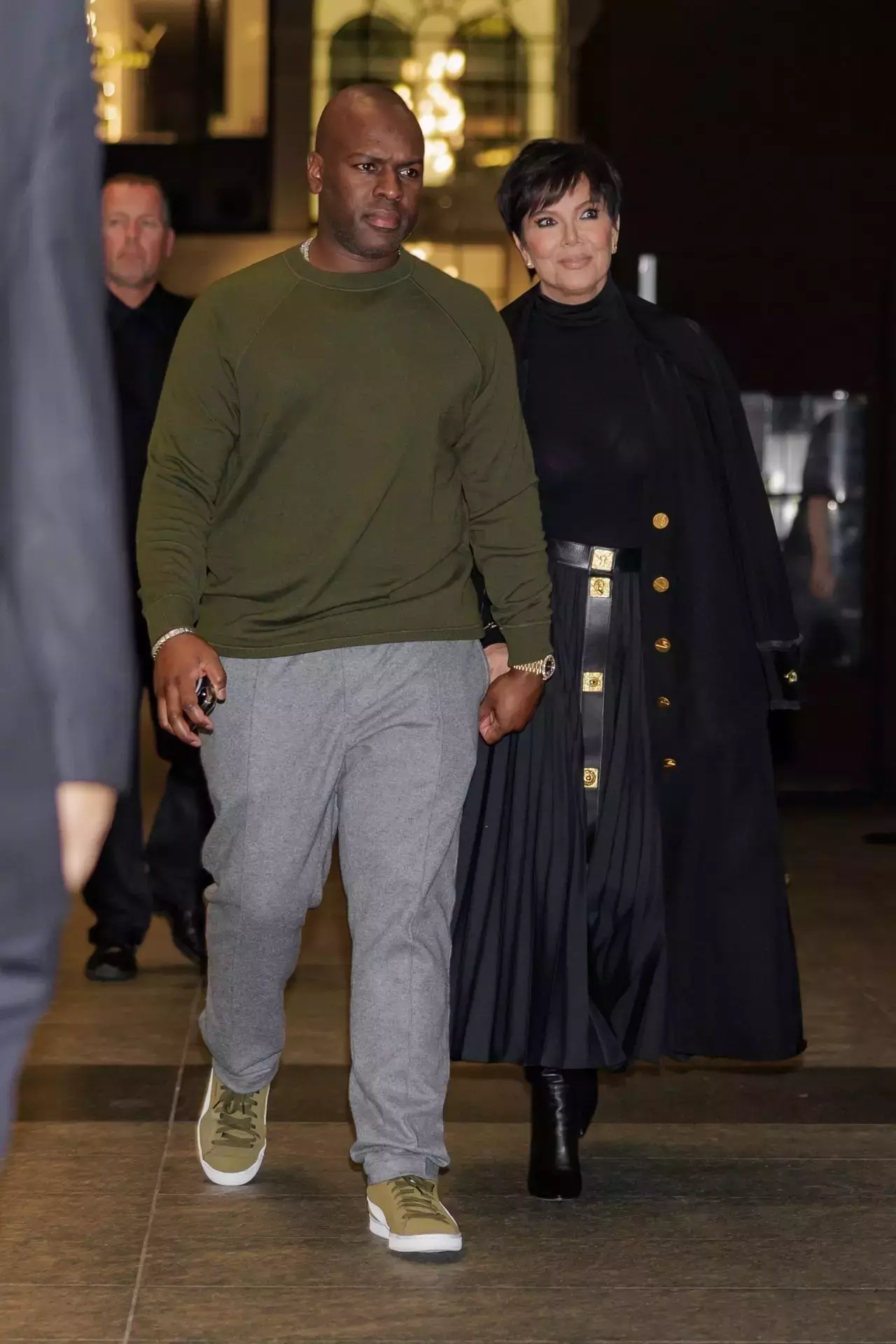 Kris Jenner And Corey Gamble At Nobu In New York