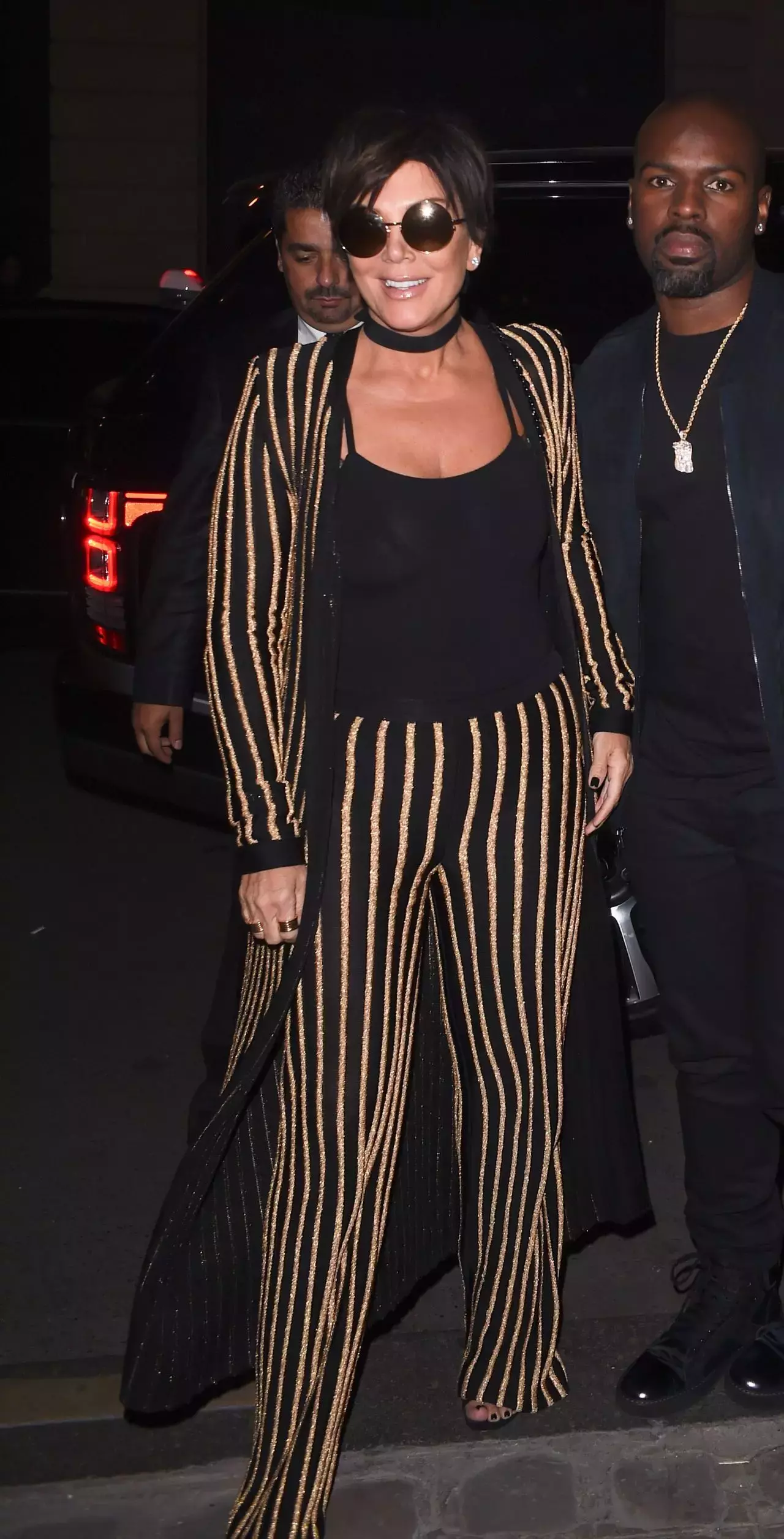 Kris Jenner At Costes For Dinner Paris October_1