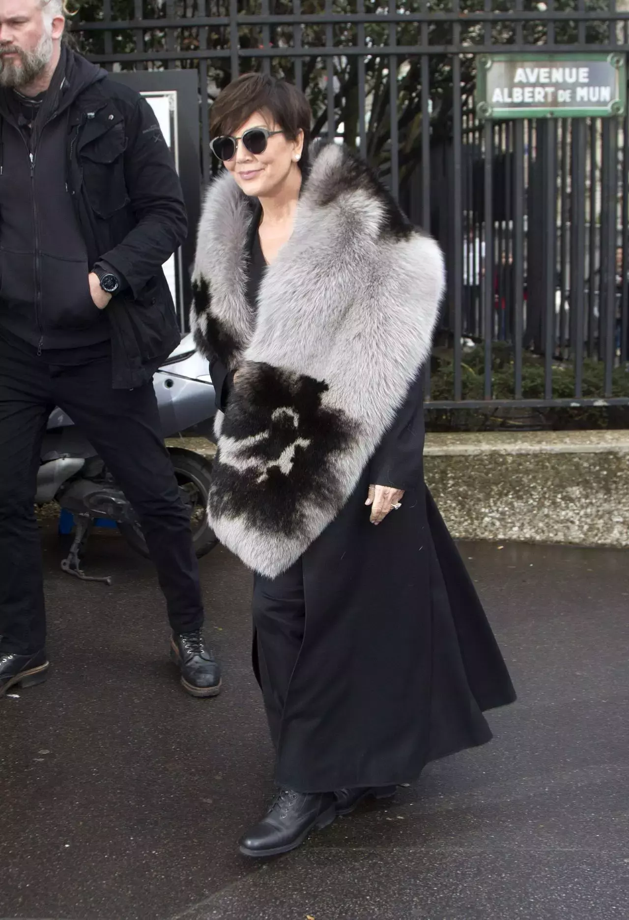 Kris Jenner At Miu Miu Fashion Show In Paris