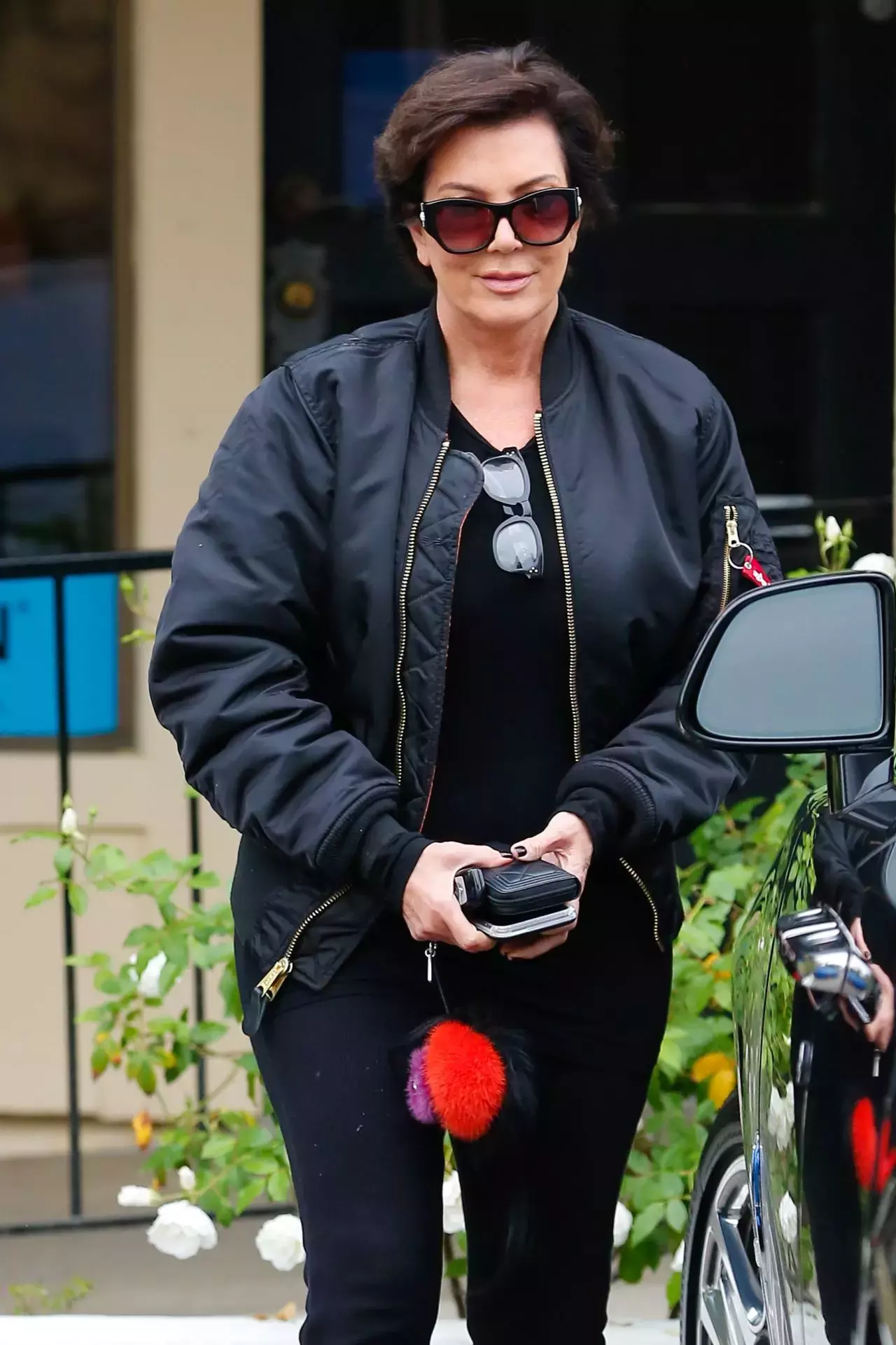 Kris Jenner Grabbing Some Sushi For Lunch Near Her Home In Calabasas