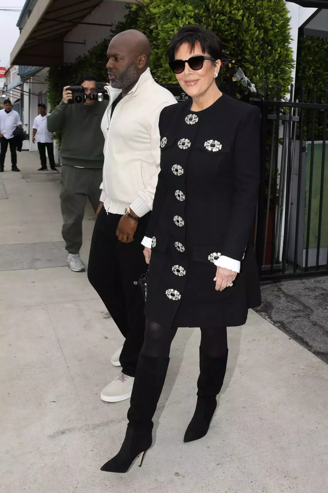 Kris Jenner Leaving Giorgio Baldi In Santa Monica