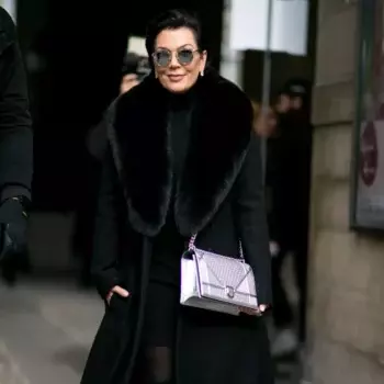 Kris Jenner Streetstyle Photoshoot In Paris March