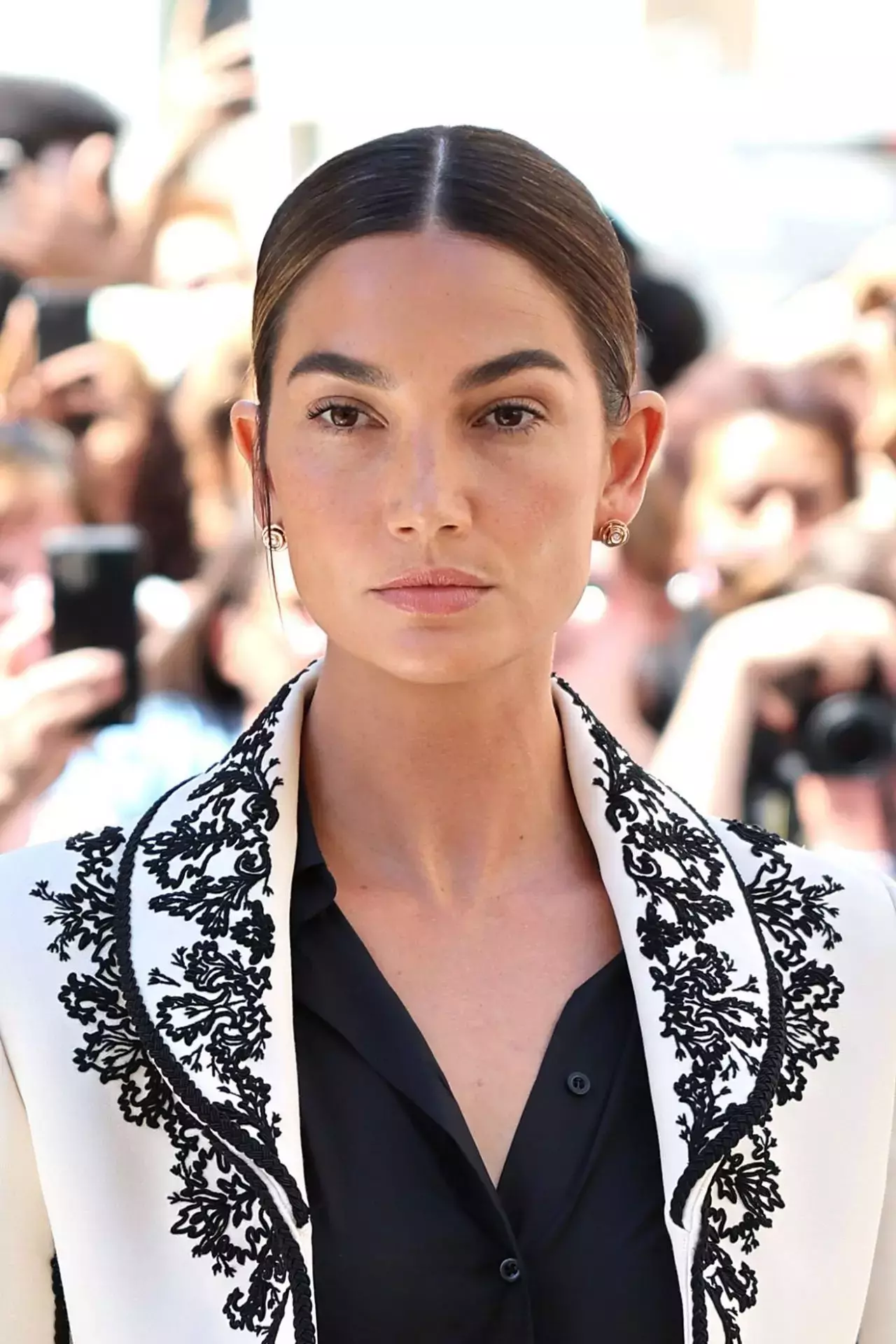 Lily Aldridge Christian Dior Haute Couture Fall Winter Show In Paris