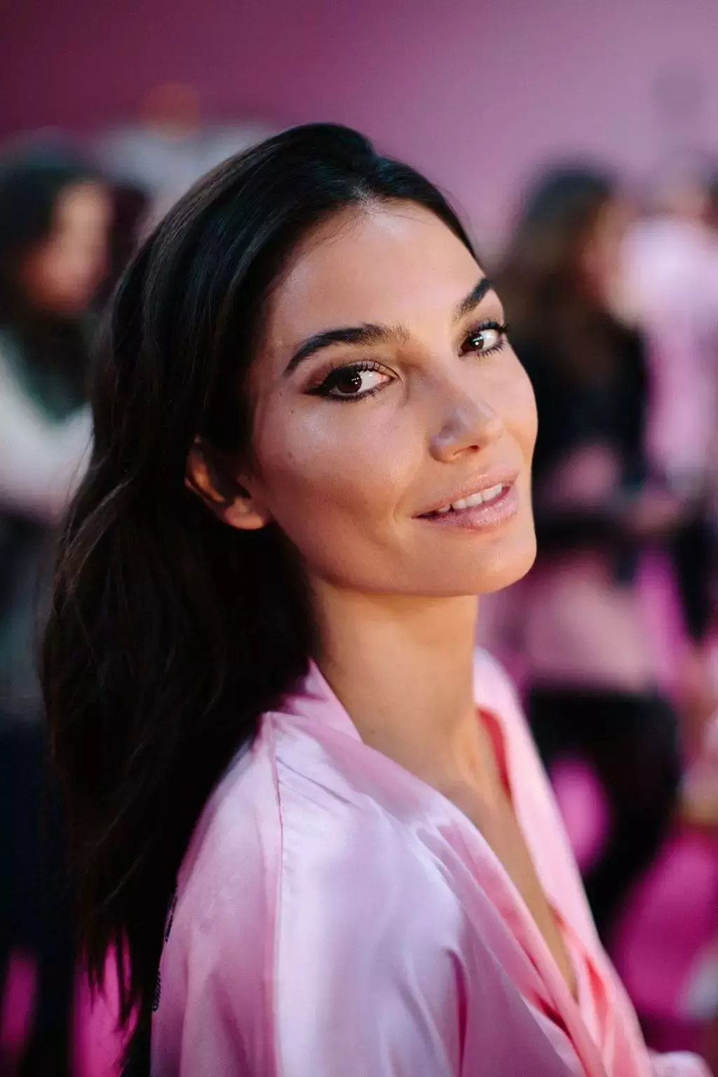 Lily Aldridge Victoria S Secret Fashion Show Backstage