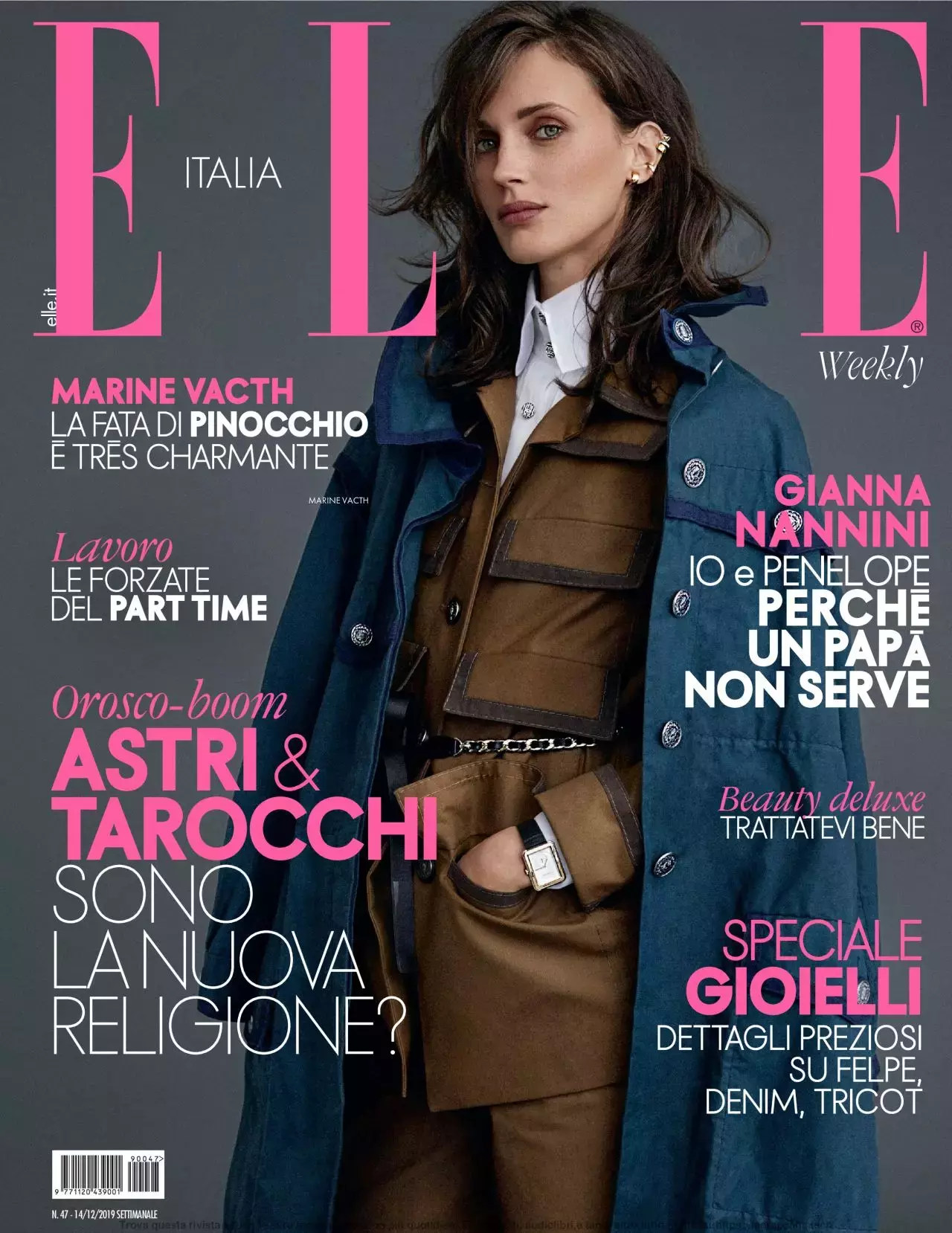 Marine Vacth Elle Magazine Italy Issue