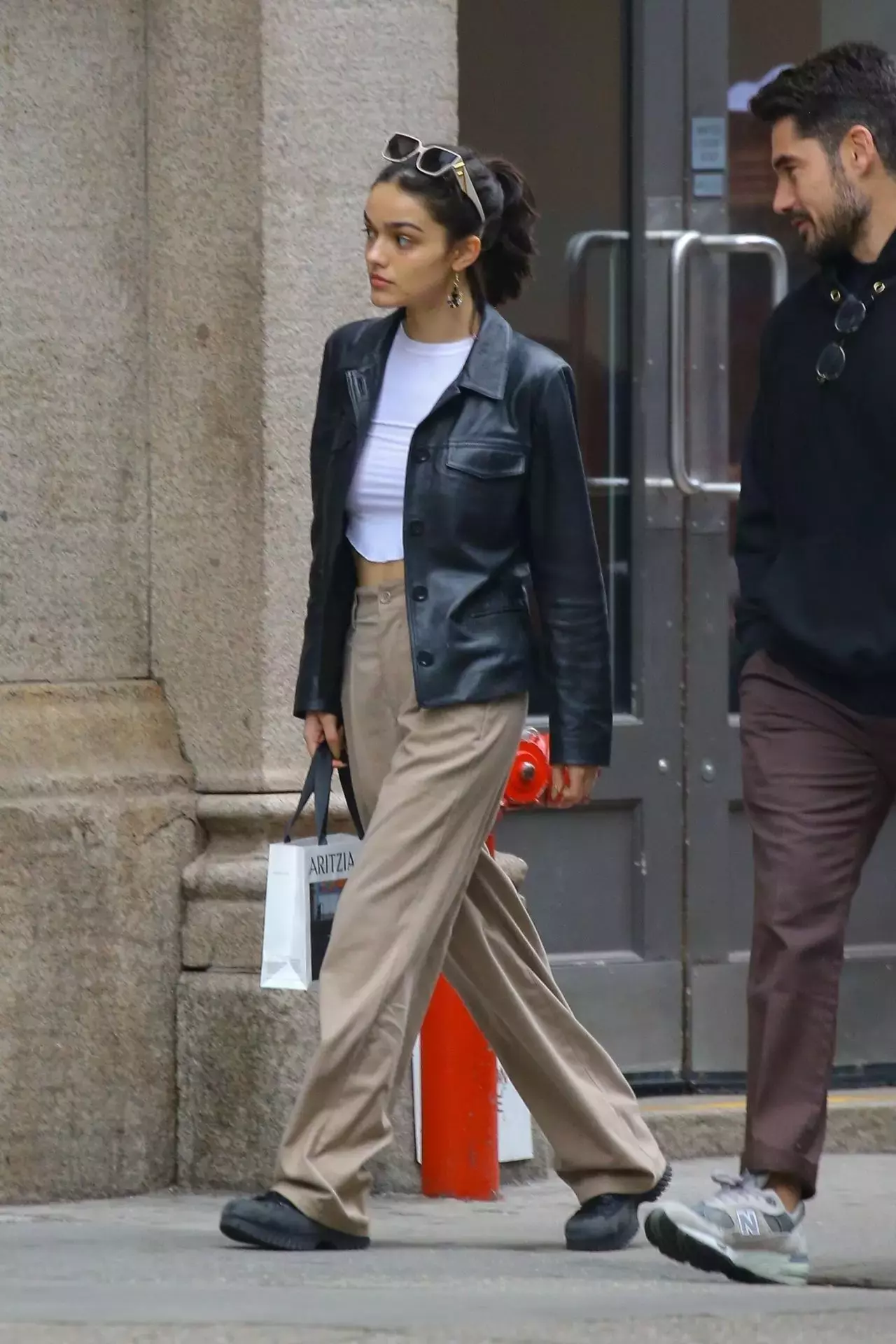 Rachel Zegler And D J Cotrona Shopping In New York