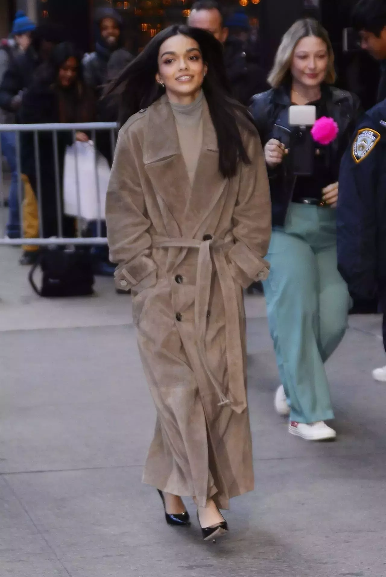 Rachel Zegler Outside Gma In New York City