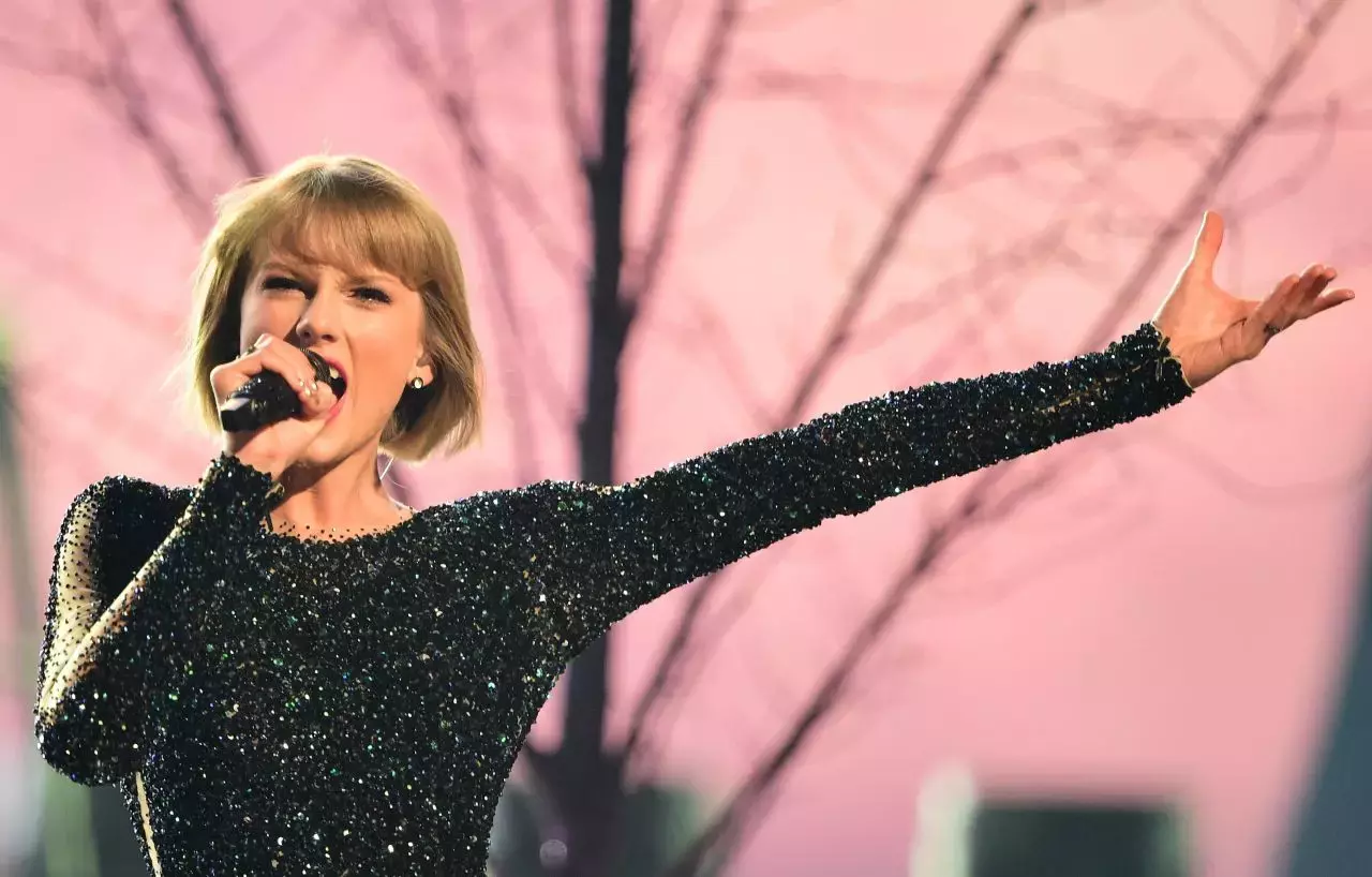 Taylor Swift Performs At Grammy Awards In Los Angeles Ca