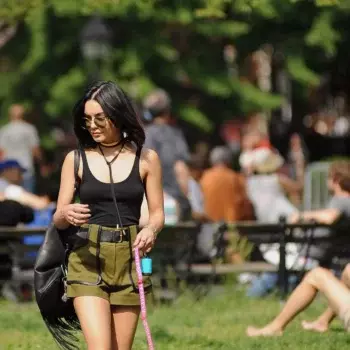 Vanessa Hudgens Taking Her Dog To A Park In New York City May_5